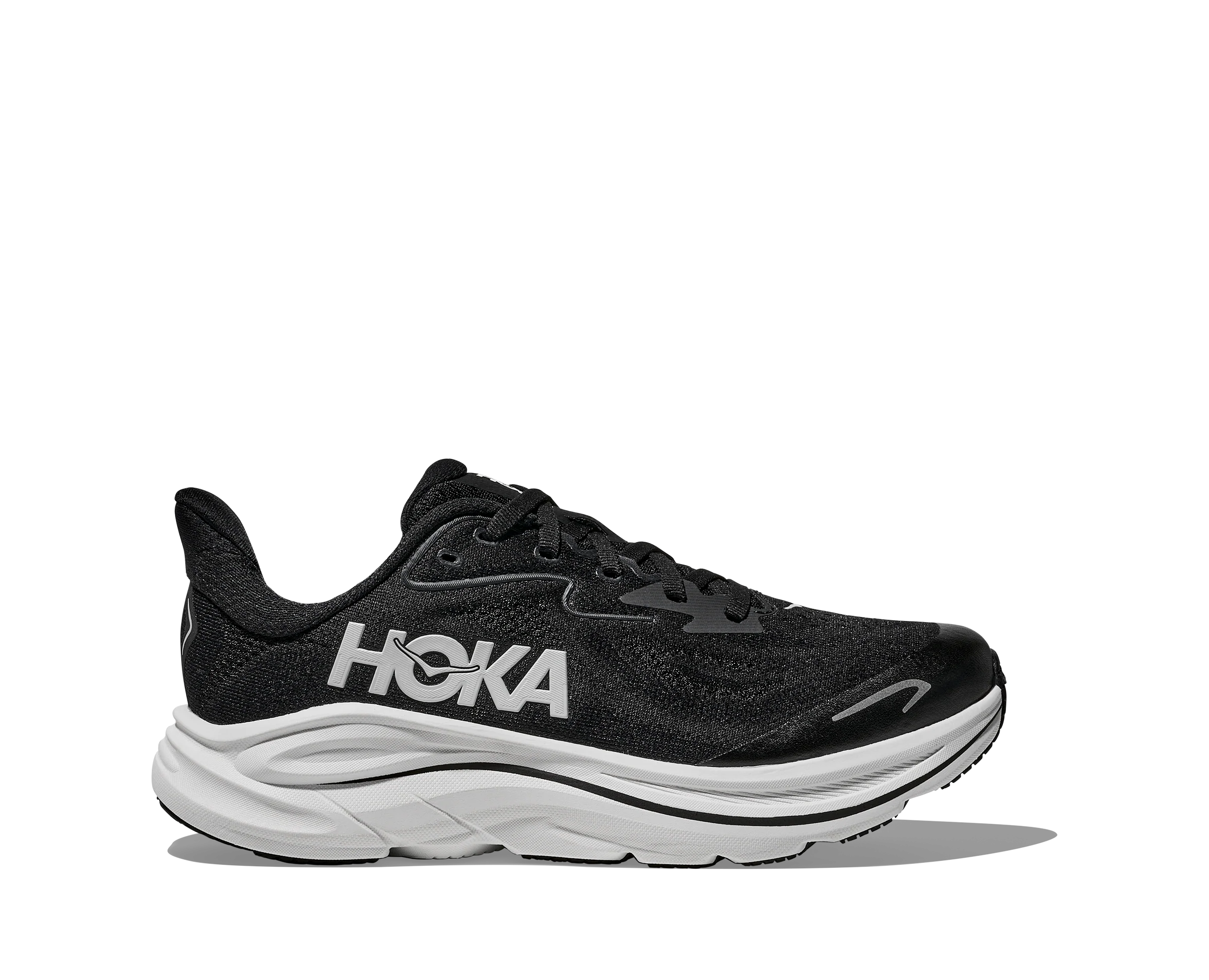 Big Kids Clifton 10 (BWHT - Black/White)