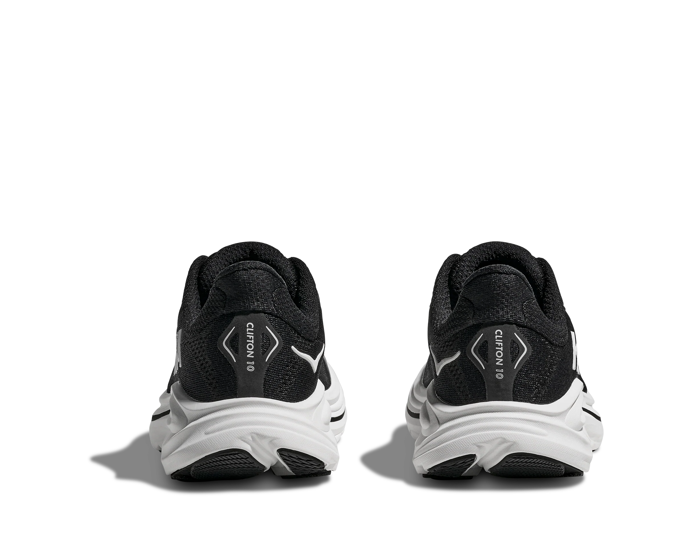 Big Kids Clifton 10 (BWHT - Black/White) - Image 6
