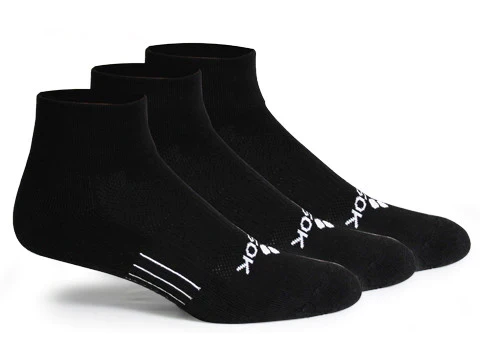 Unisex CF2 Cushion Quarter 3-pair pack (Black)