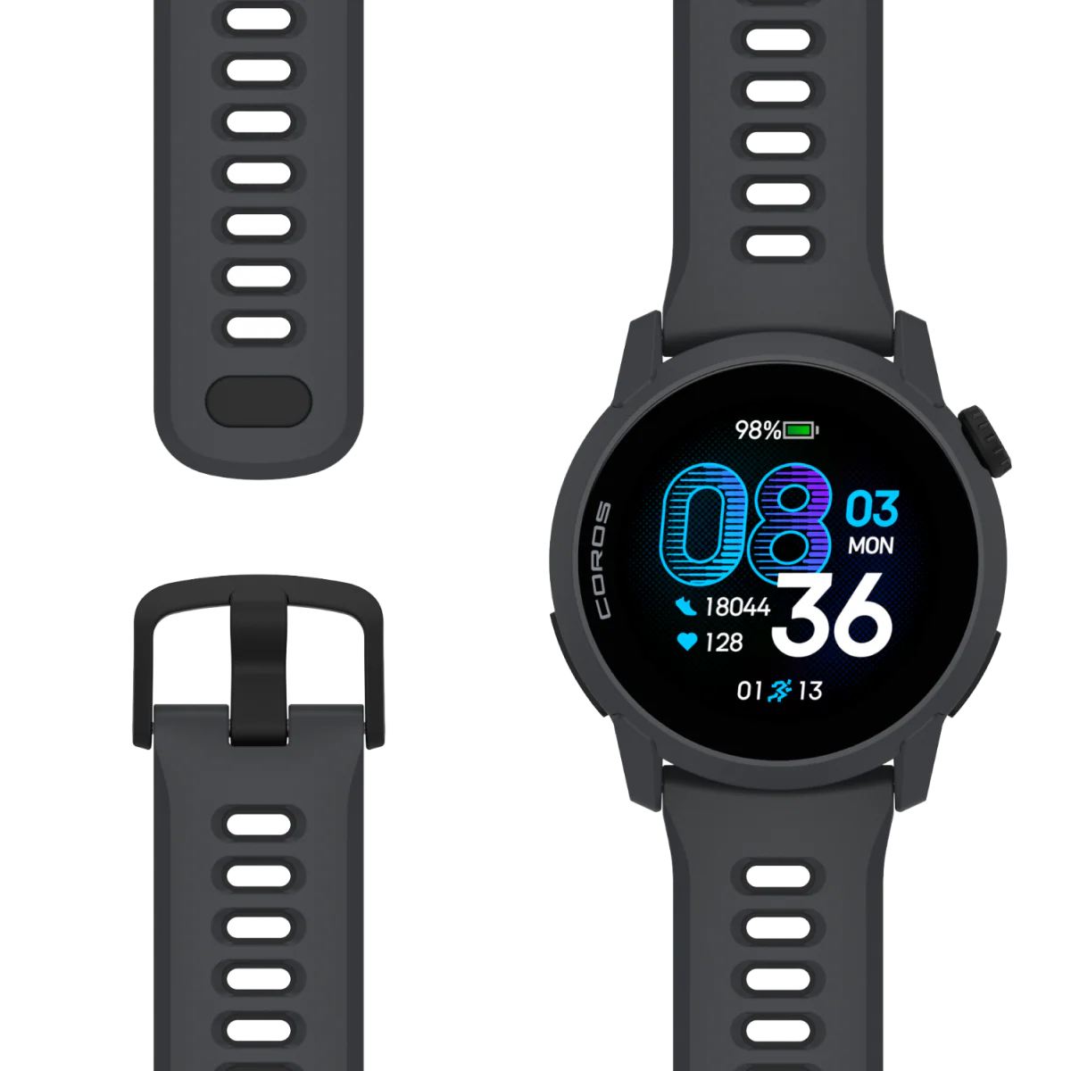 COROS PACE 4 GPS Sport Watch (Black/Silicone) - Image 6