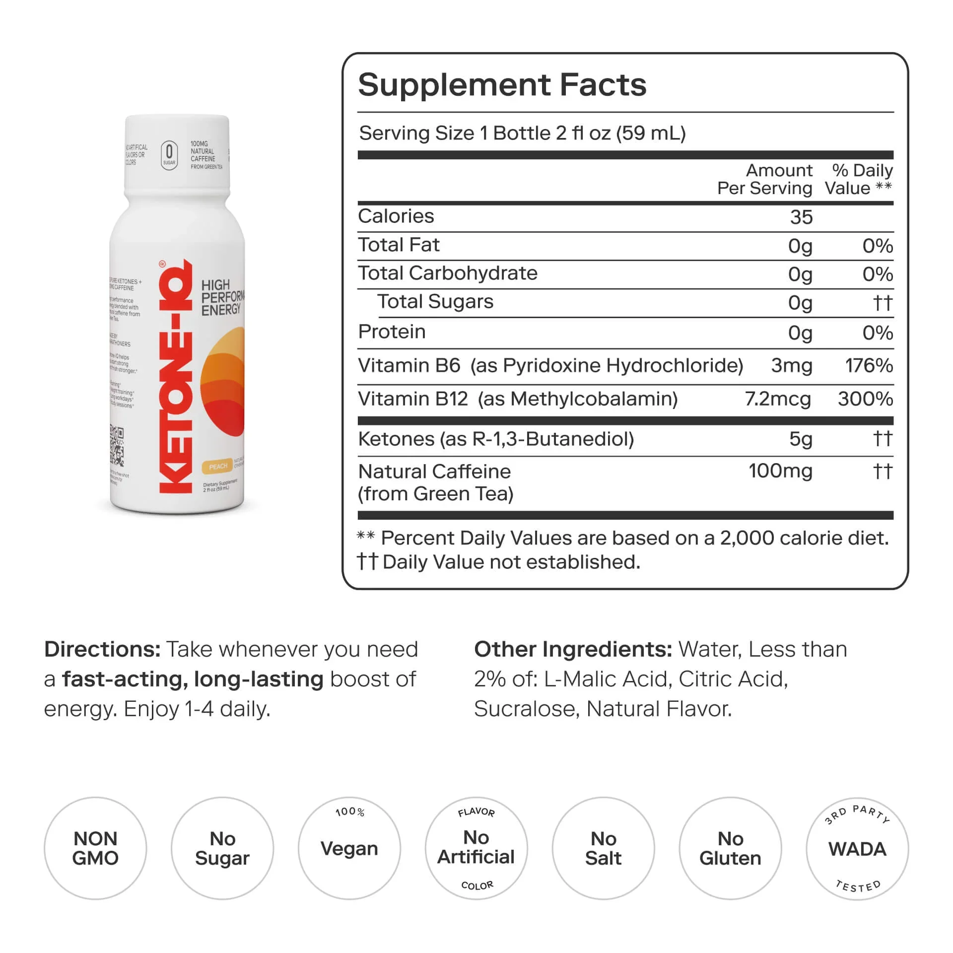 Ketone-IQ® + Caffeine Shots (2 oz. Single Serve) - Image 5
