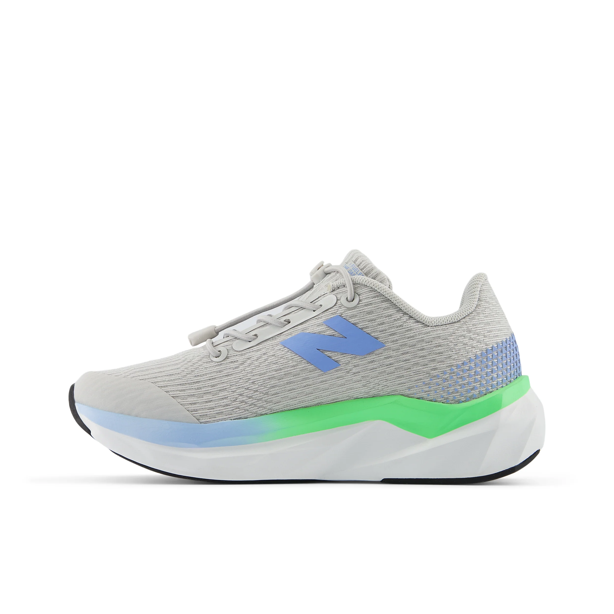 Little Kid's FuelCell Propel v5 (F - Grey Matter/Electric Sky/Electric Jade) - Image 2