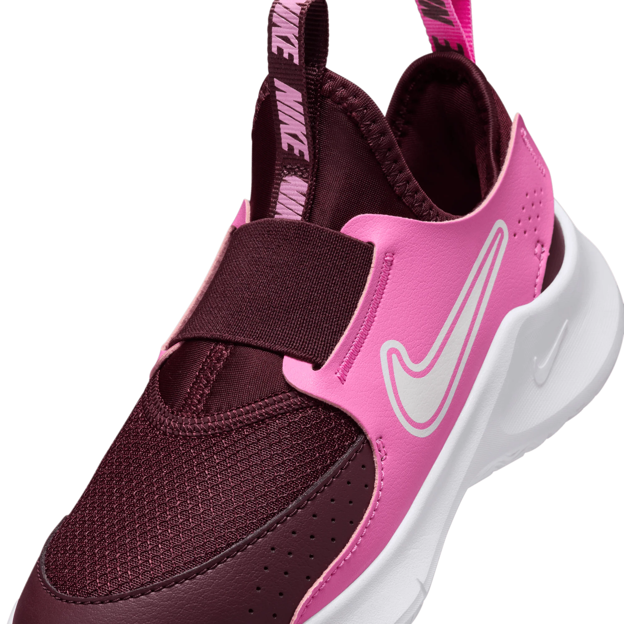 Little Kids' Nike Flex Runner 3 Shoes (603 - Burgundy Crush/White-Playful Pink) - Image 4
