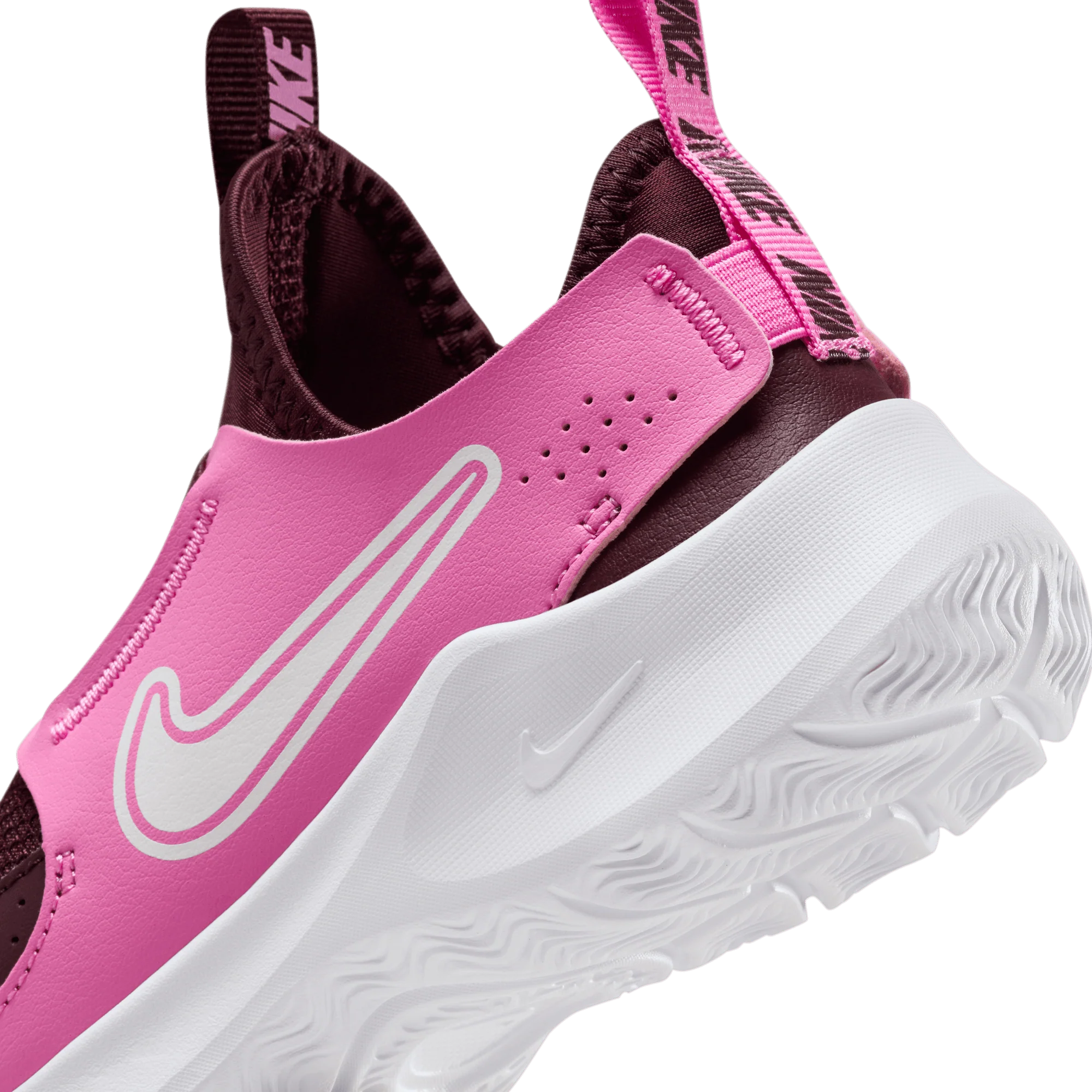 Little Kids' Nike Flex Runner 3 Shoes (603 - Burgundy Crush/White-Playful Pink) - Image 5