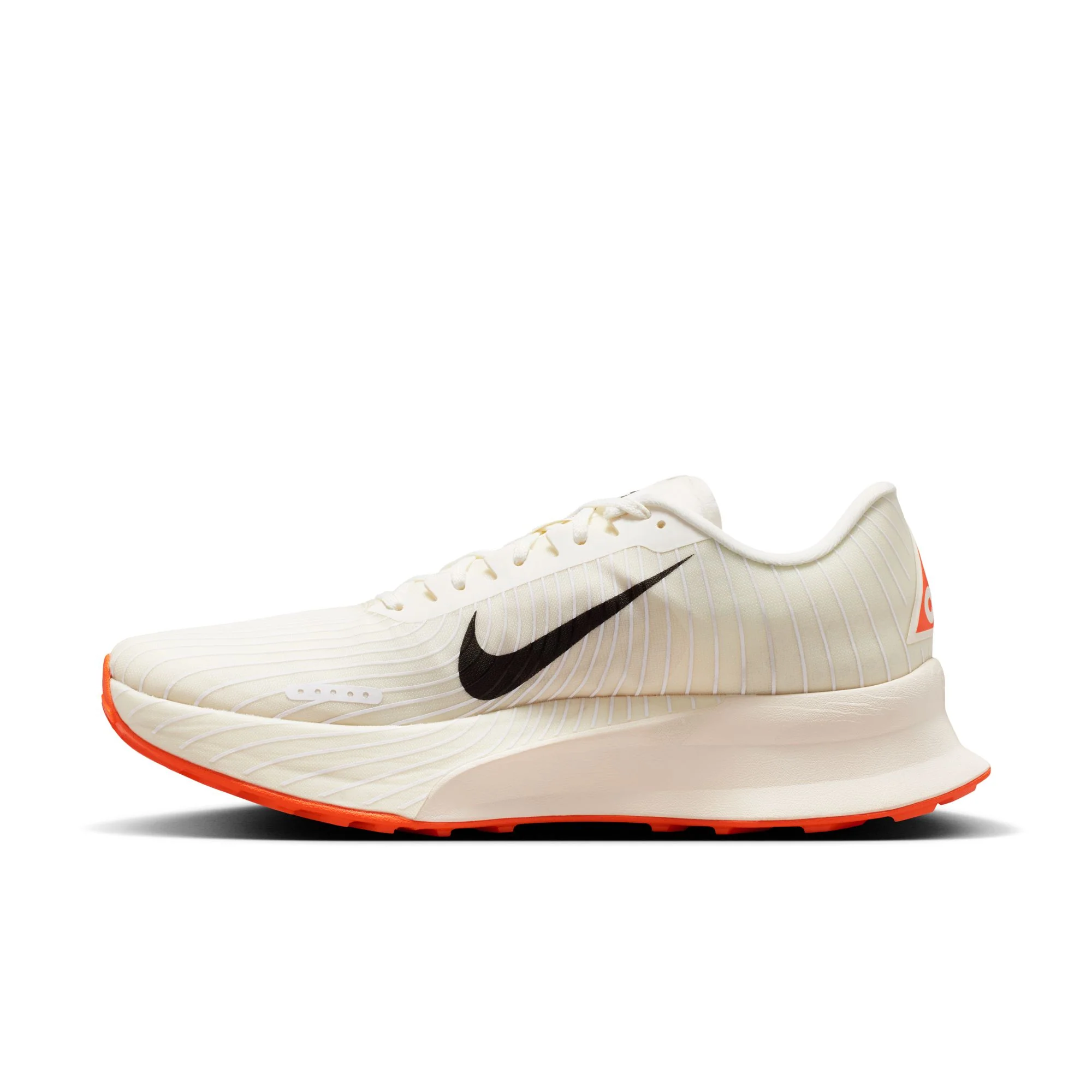 Men’s ACG Ultrafly Trail (101 - Sail/Black-White-Saftey Orange) - Image 2