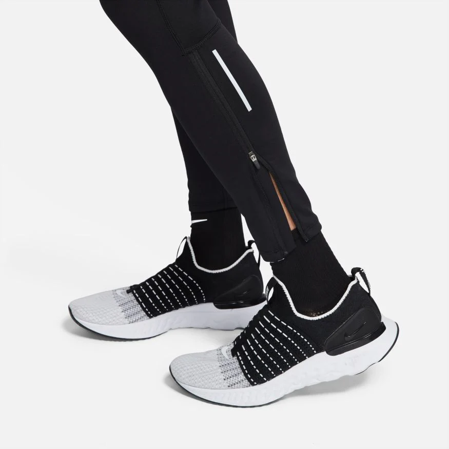 Men’s DRI-FIT Challenger Running Tights (010 - Black/Reflective Silver) - Image 4