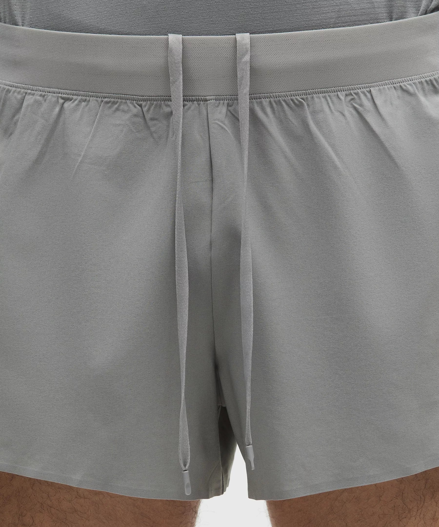 Men’s Fast and Free Split Short 3" (Feather Grey) - Image 9