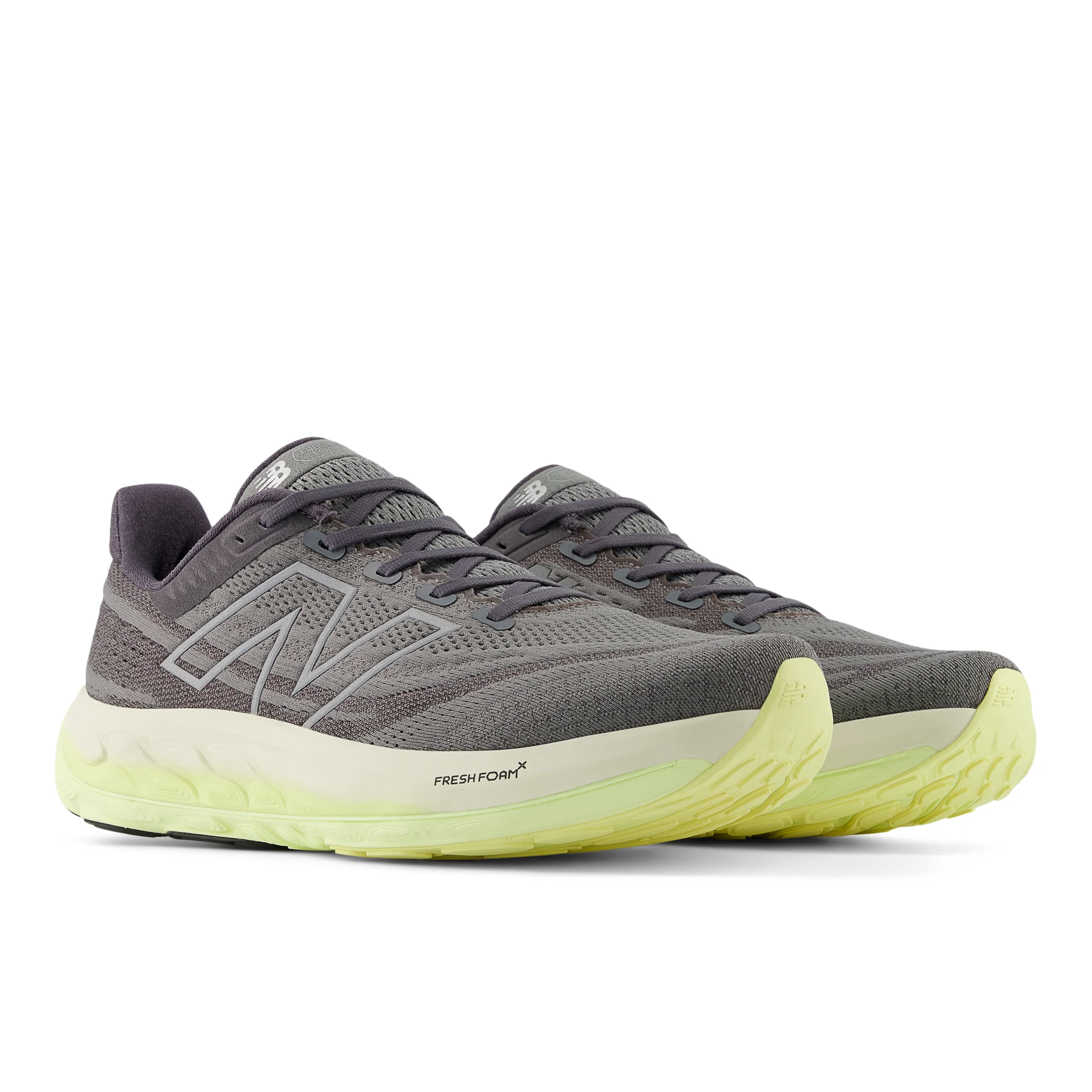 Men’s Fresh Foam X Vongo v6 (CA - Harbor Grey/Limelight/Silver Metallic) - Image 3