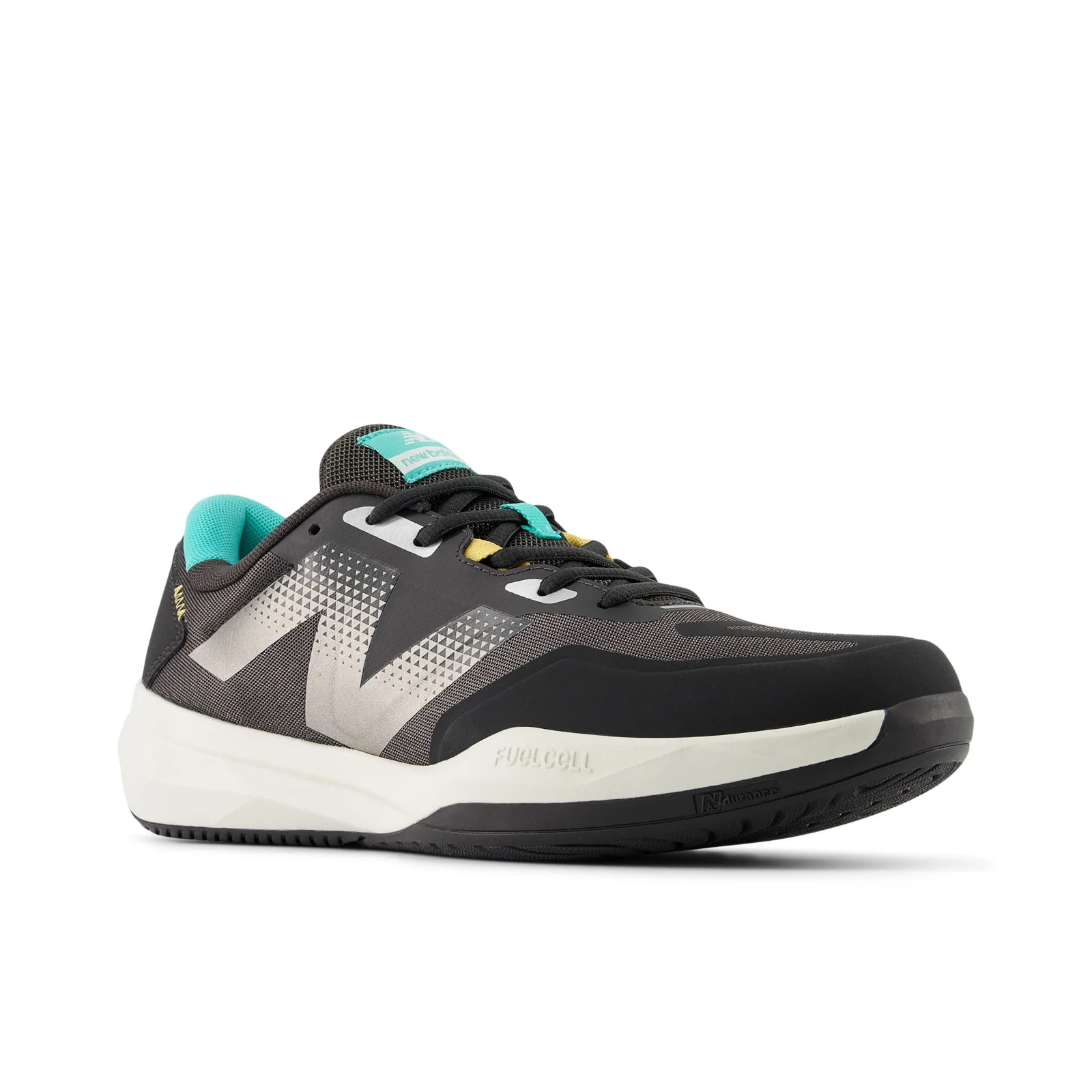 Men’s FuelCell 796 v4 Pickleball (B - Black Cement/Cyber Jade/Clementine) - Image 3
