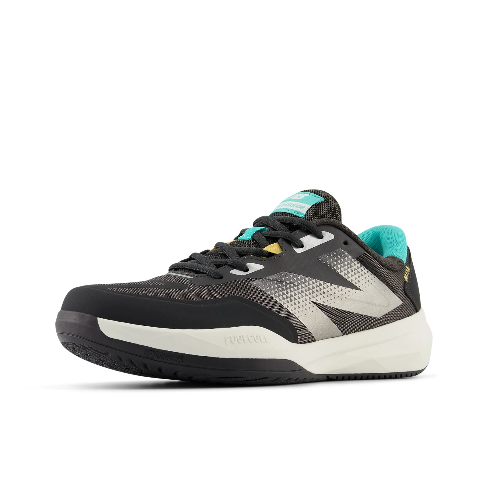 Men’s FuelCell 796 v4 Pickleball (B - Black Cement/Cyber Jade/Clementine) - Image 4