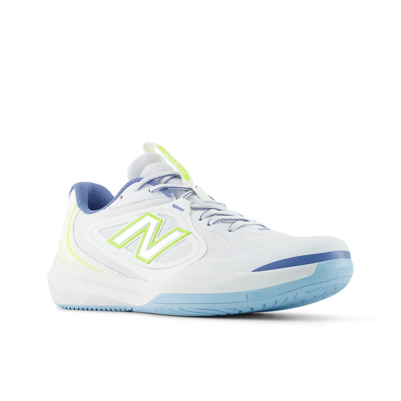 Men’s FuelCell 796 v5 Pickleball (7DO - White/Alkaline Green/Fairweather Blue) - Image 3