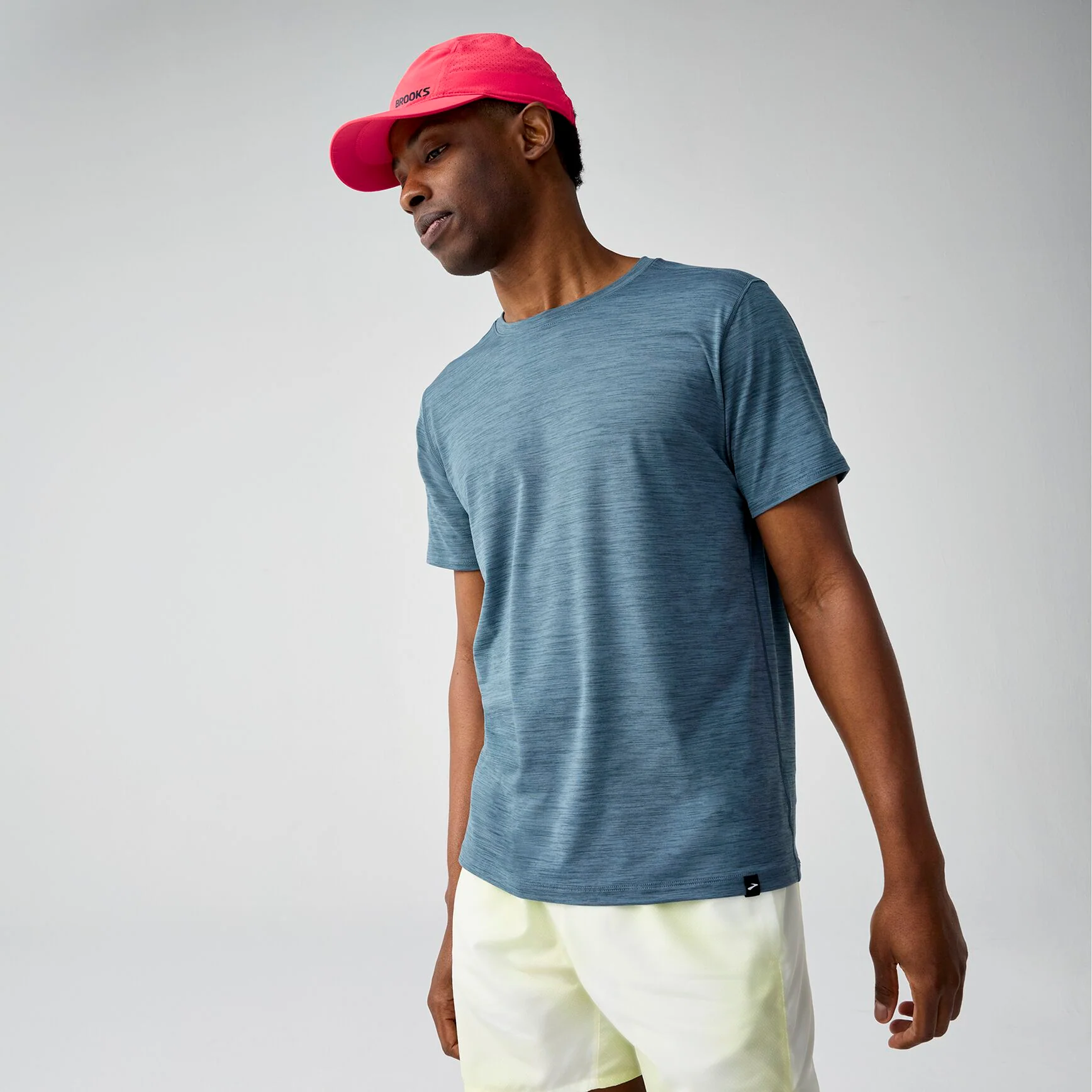 Men’s Luxe Short Sleeve (029 - Heather Slate Grey)