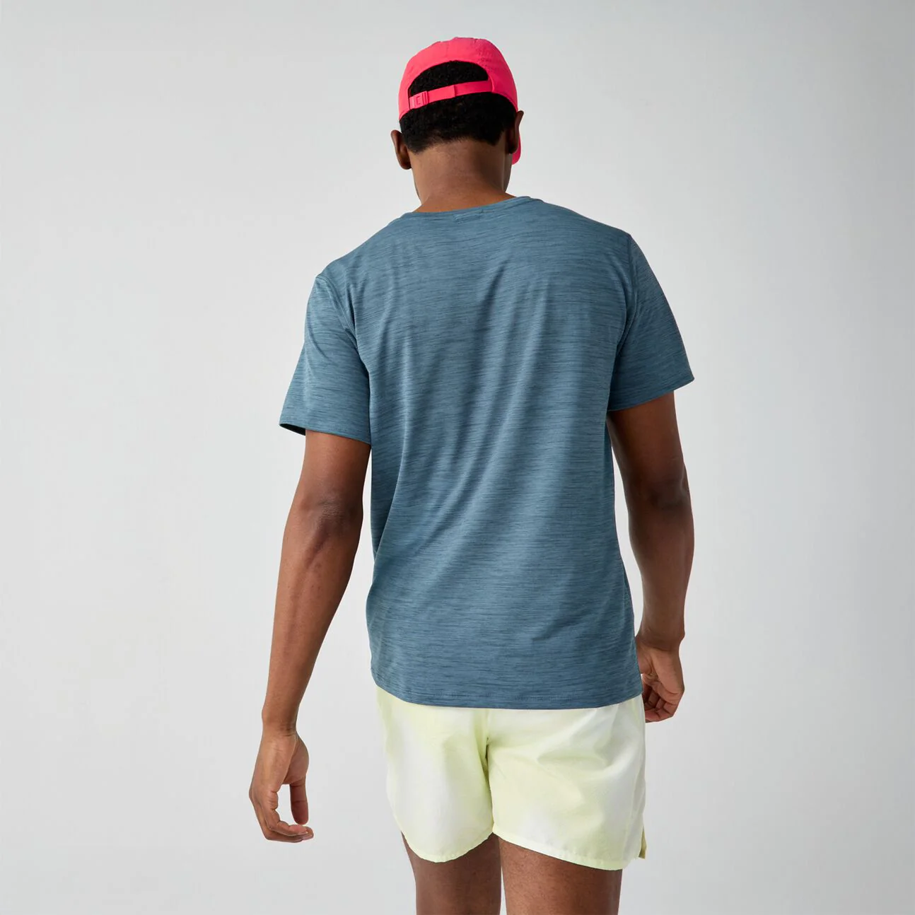 Men’s Luxe Short Sleeve (029 - Heather Slate Grey) - Image 2