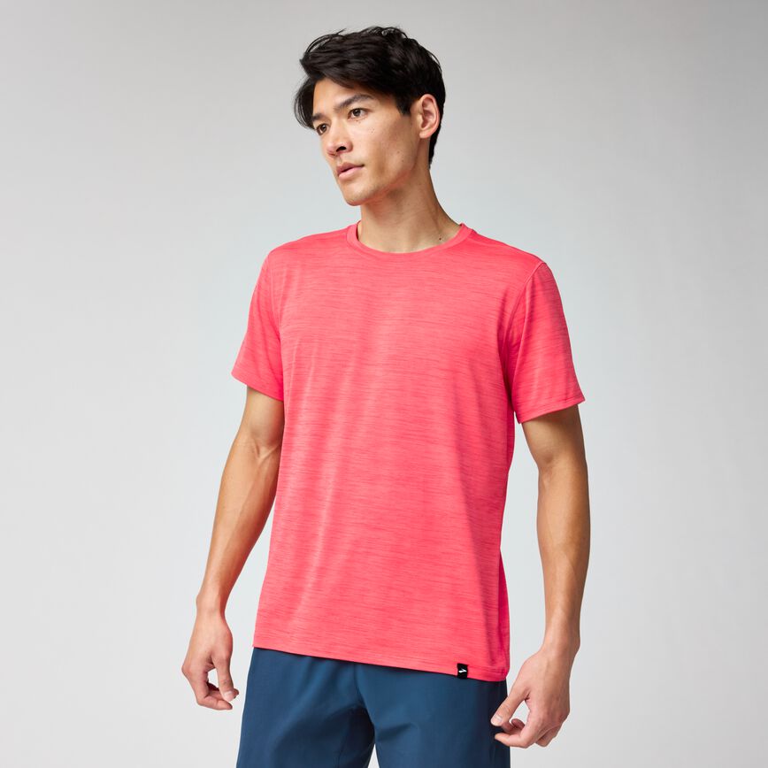 Men’s Luxe Short Sleeve (626 - Heather Cosmic Crisp)