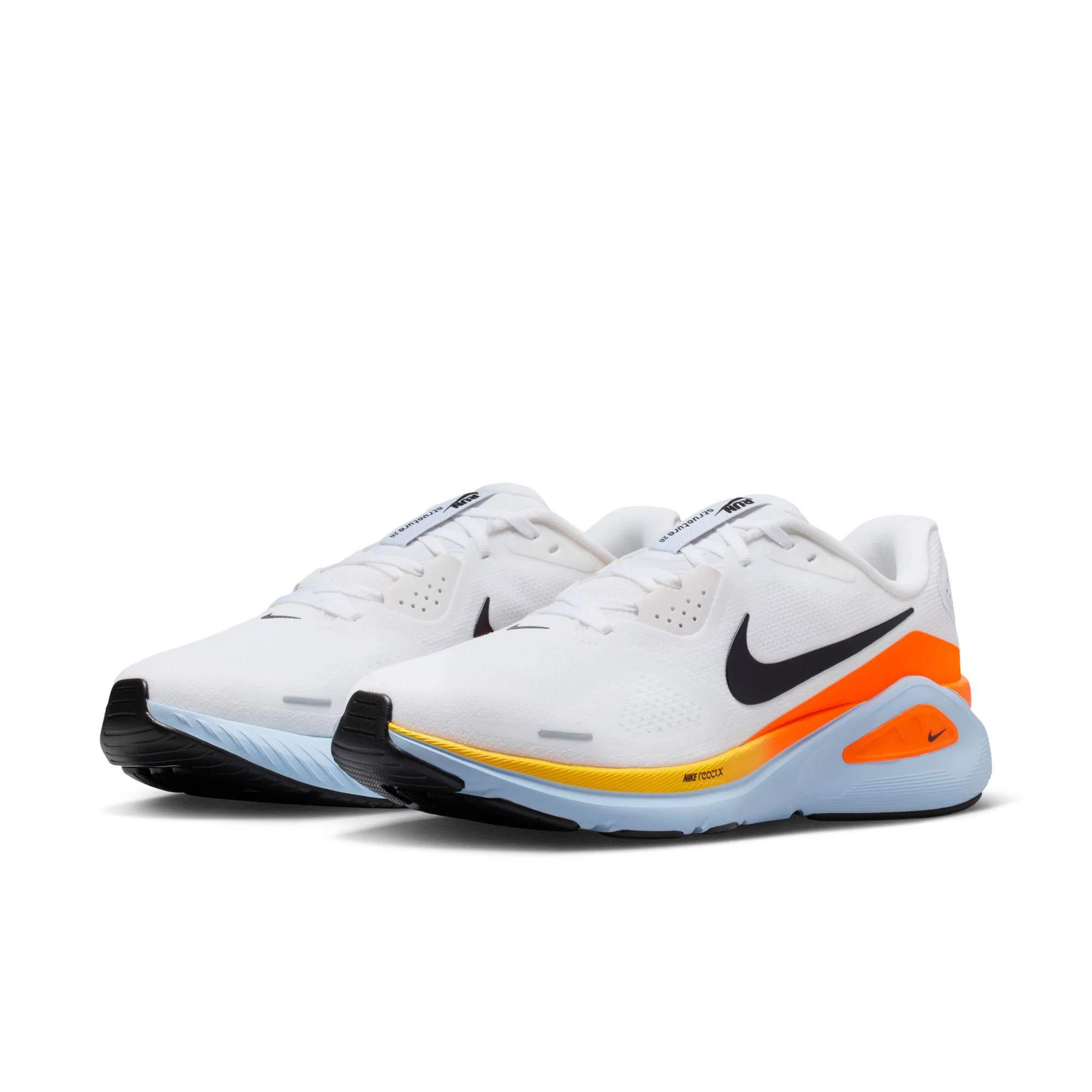 Men’s Structure 26 (107 - White/Black-Hydrogen Blue-Total Orange) - Image 3