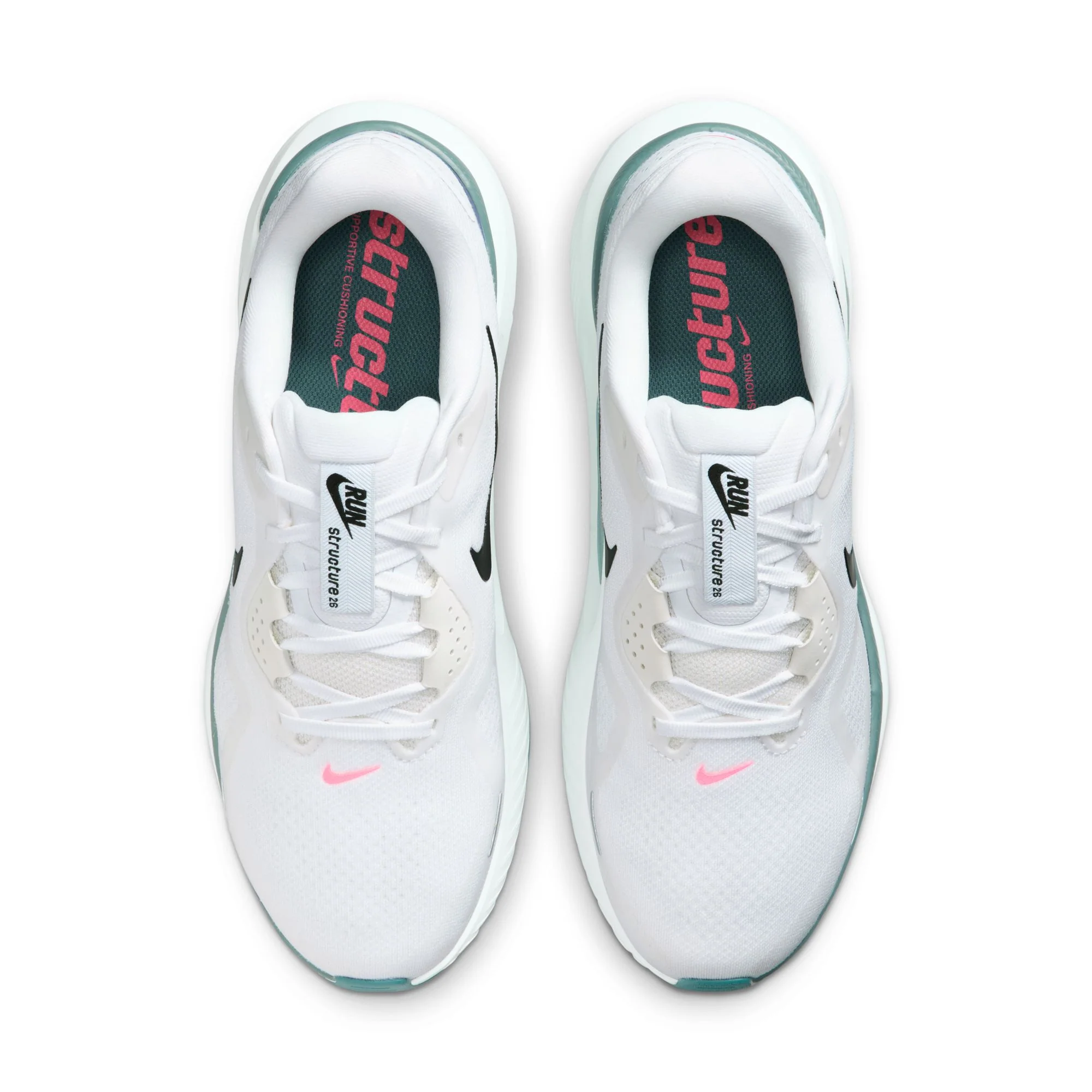 Men’s Structure 26 (115 - White/Black-Mineral Slate-Hyper Pink) - Image 7