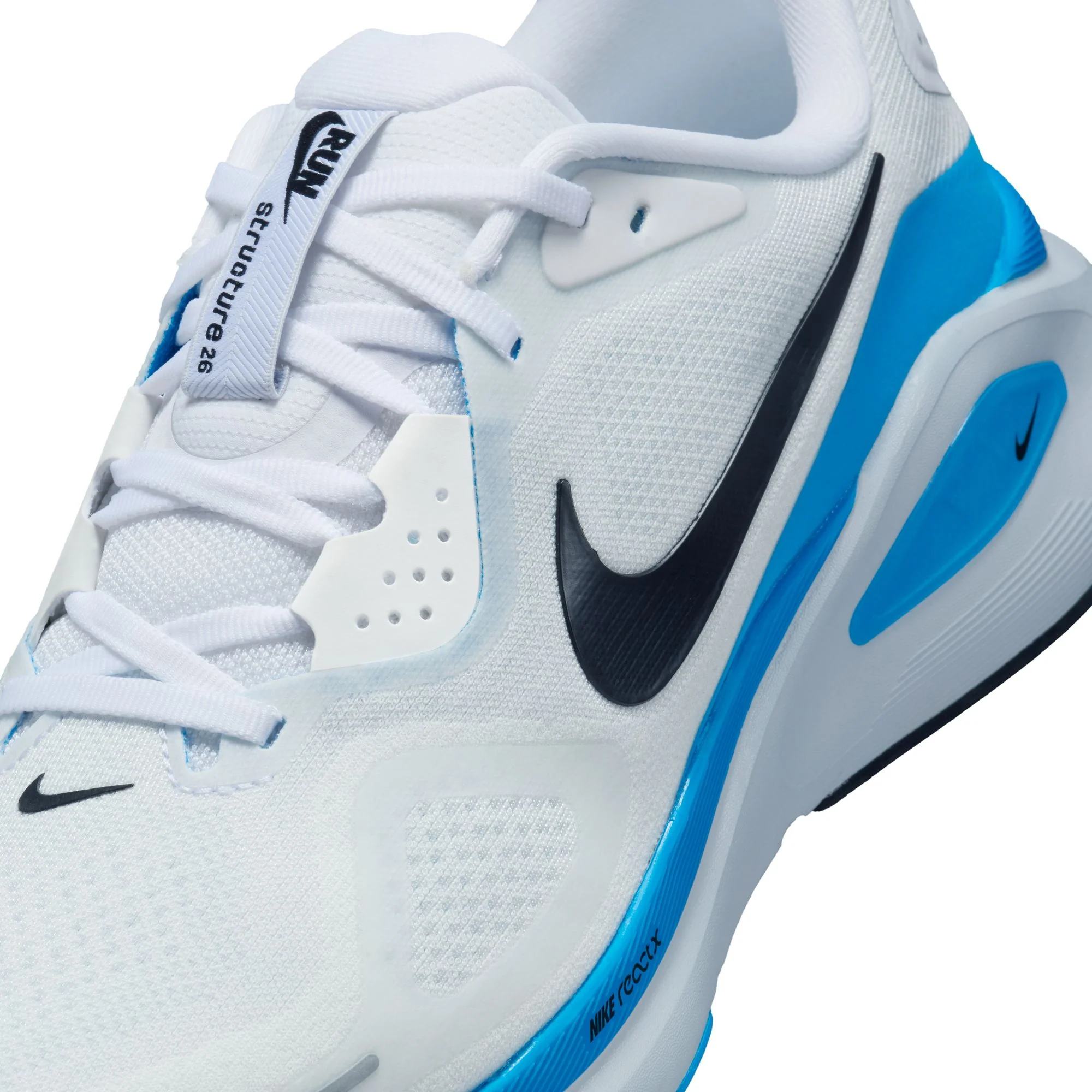 Men’s Structure 26 (119 - White/Black-Blue Hero-Pure Platinum) - Image 4