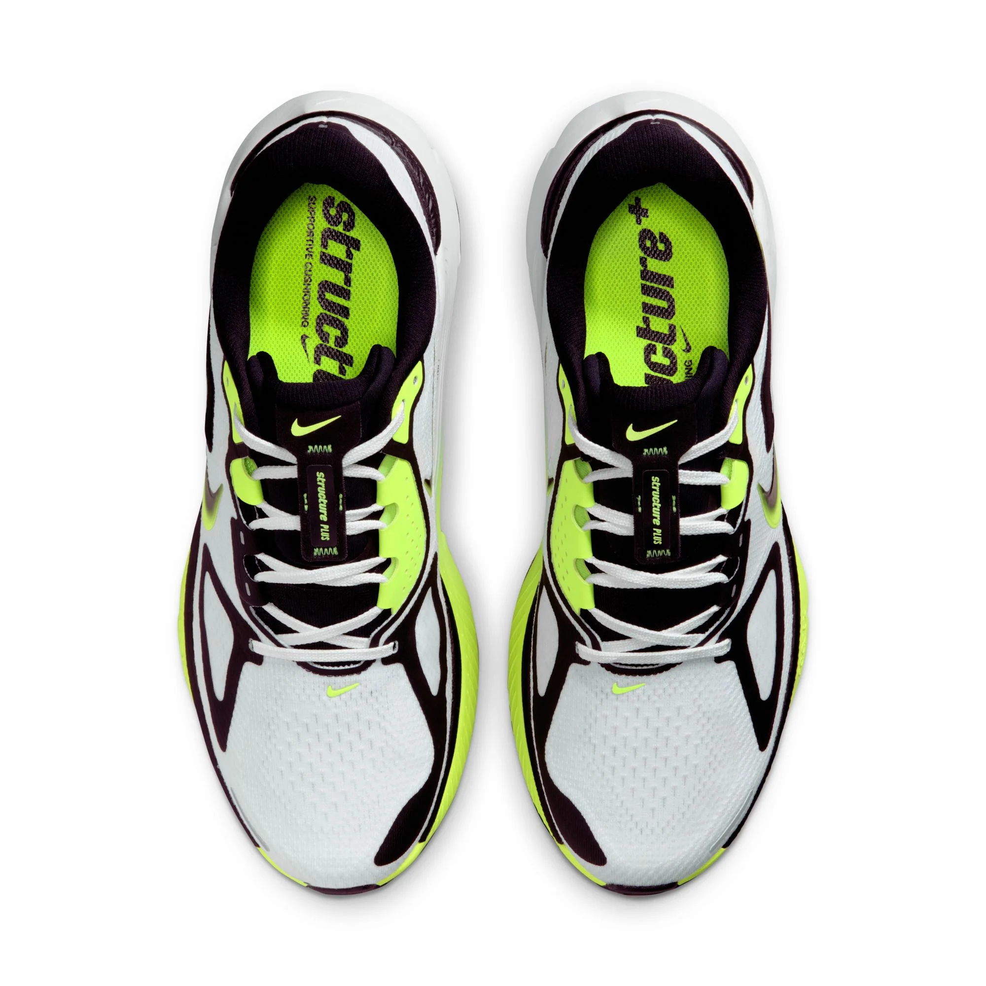 Men’s Structure Plus (100 - White/Black-Volt) - Image 7