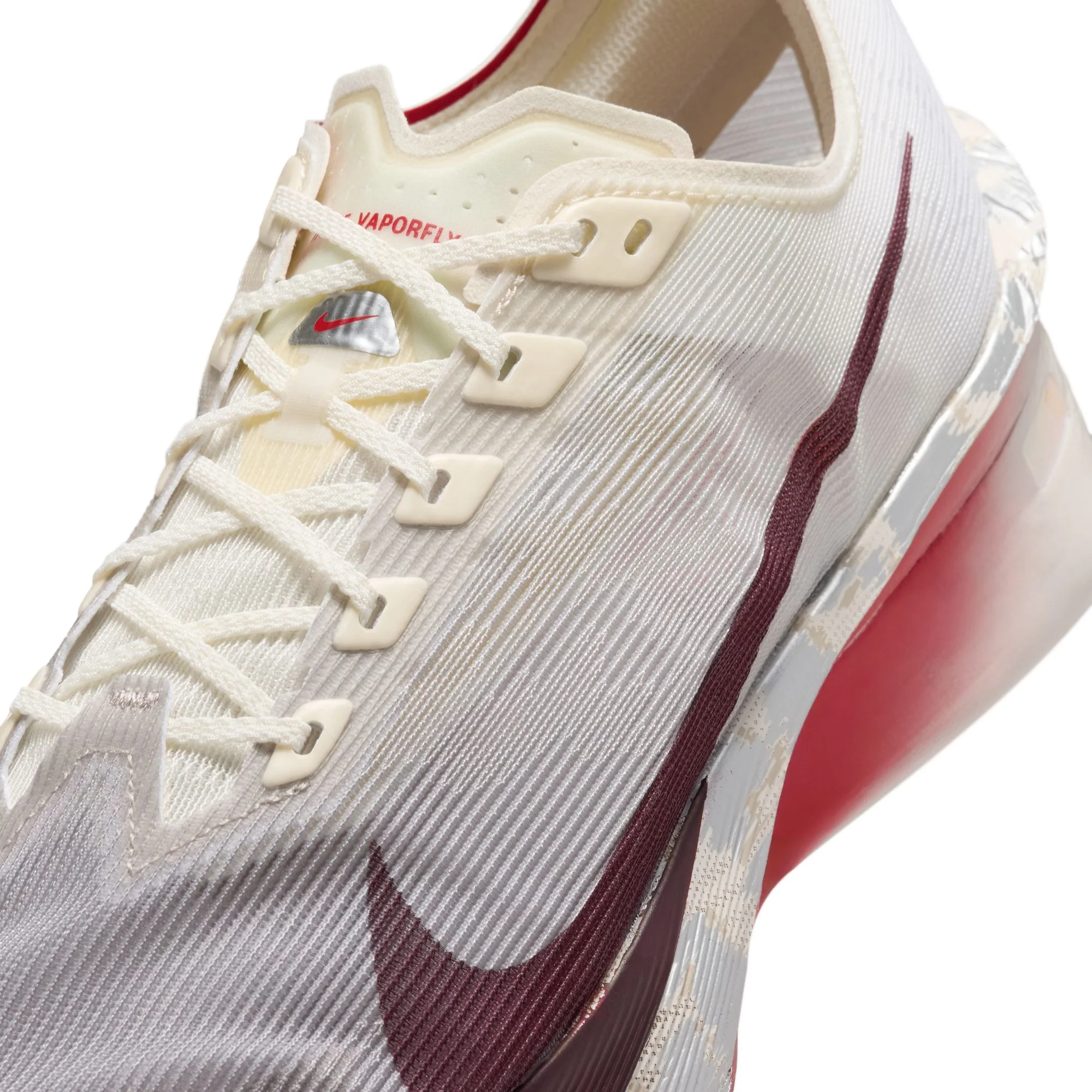 Men’s Vaporfly 4 (100 - Sail/University Red-Phantom) - Image 4