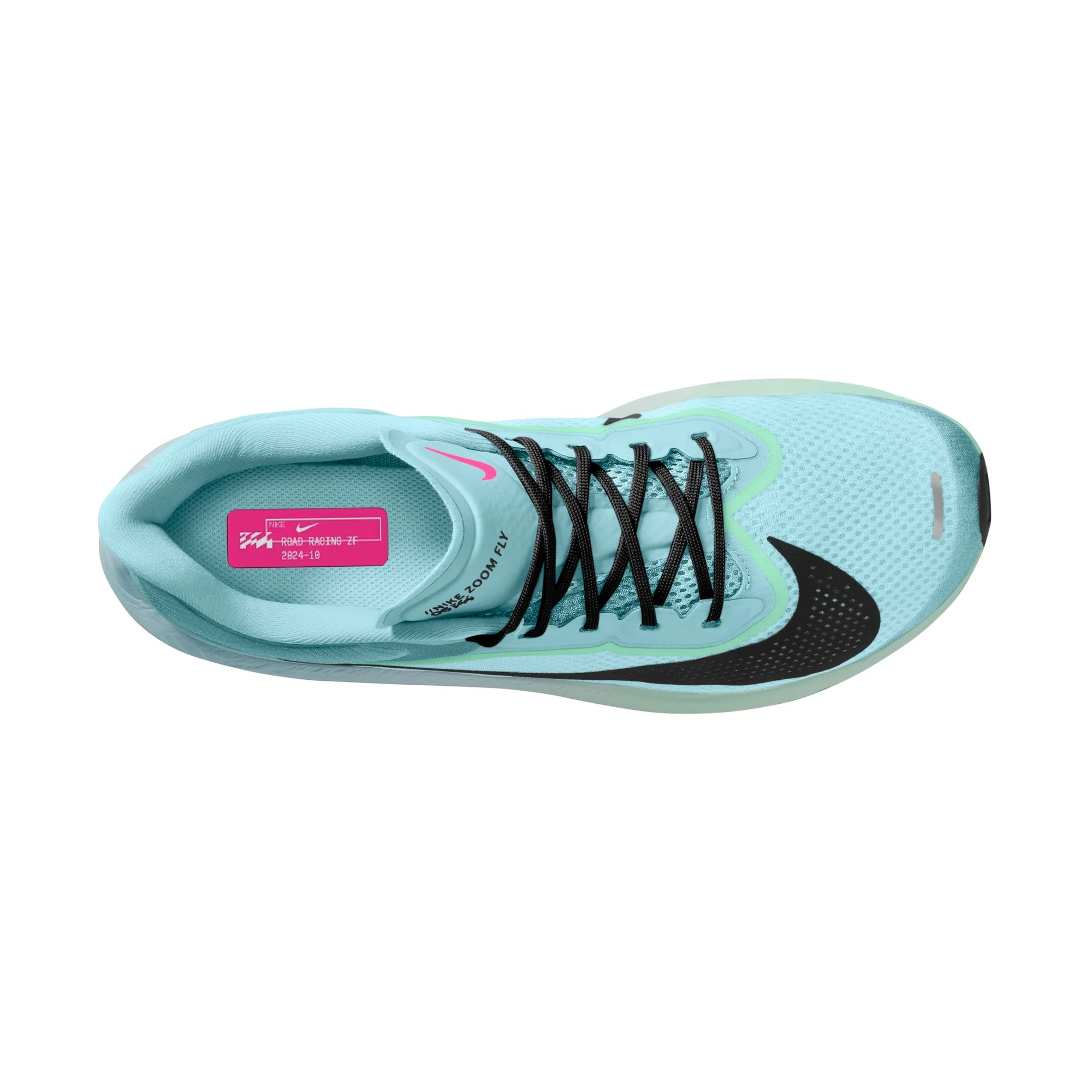 Men’s Zoom Fly 6 (402 - Glacier Ice/Black-Hyper Pink-Green Shock) - Image 7