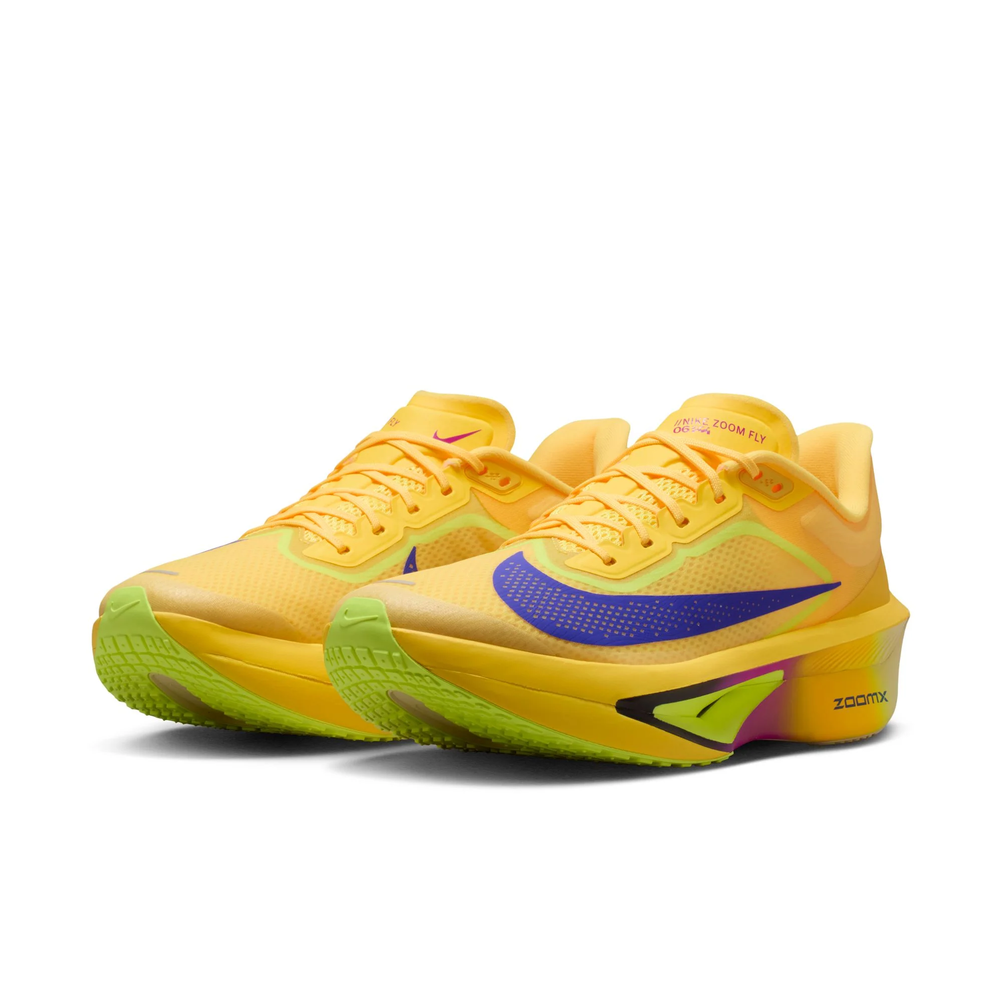 Men’s Zoom Fly 6 (800 - Citron Pulse/Indigo Burst-Volt Ice) - Image 3