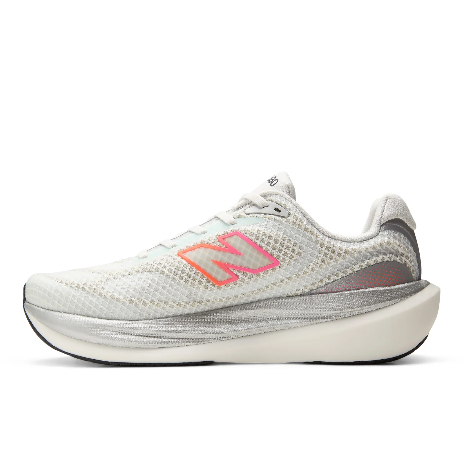 Men's 1080 v15 Breathe (6GG - NB 103 White/Pink Heat/Tangerine Heat) - Image 2