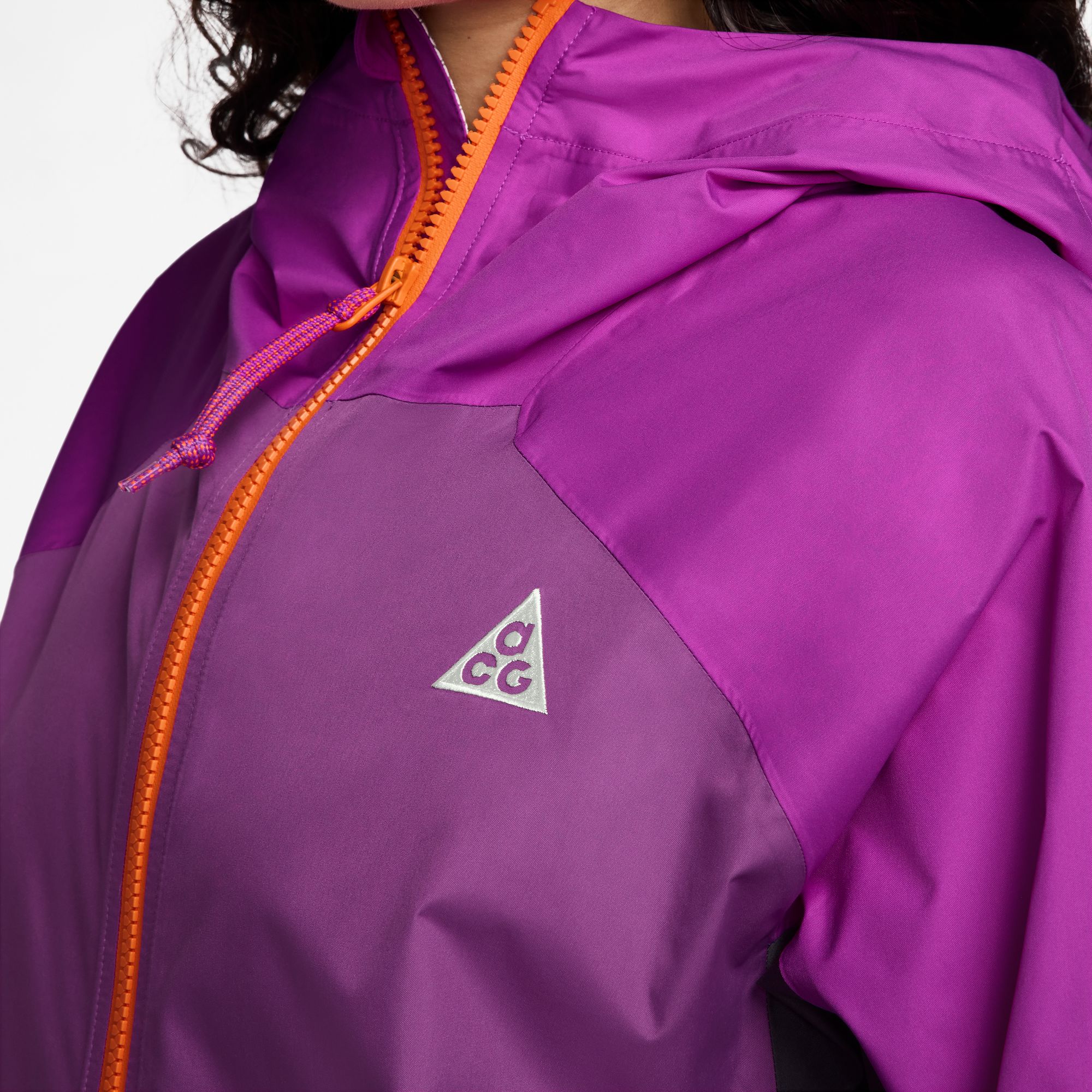 Women's ACG "Phantazma" Storm-FIT ADV Jacket (Vivid Purple/Vivid Purple/Summit White) - Image 3