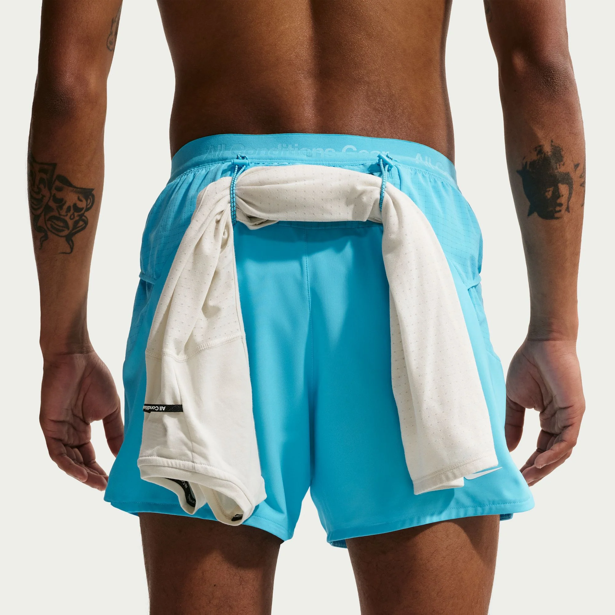 Men's ACG "Second Sunrise" Dri-FIT ADV 5" Brief-Lined Shorts (416 - Baltic Blue/Baltic Blue/Summit White) - Image 3