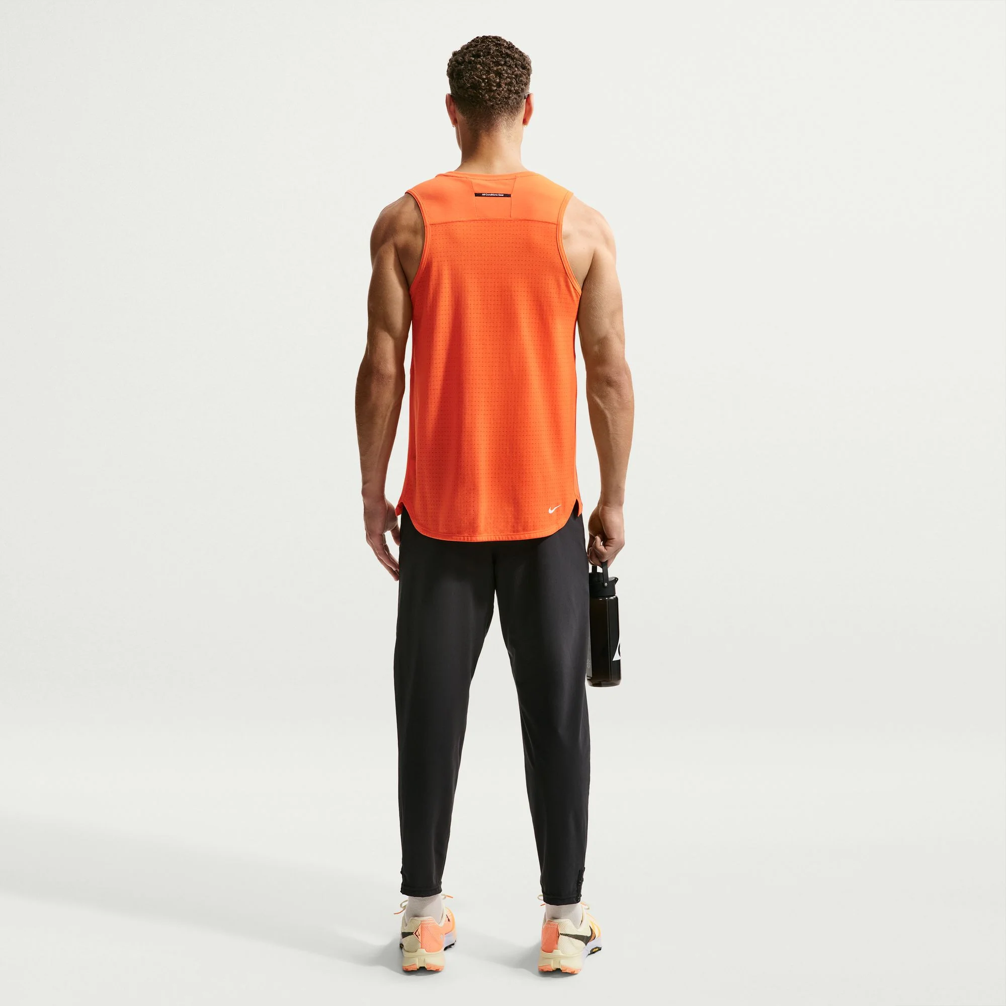Men's ACG "Solar Chase" Dri-FIT ADV Tank Top (819 - Saftey Orange/Saftey Orange/Summit White) - Image 3