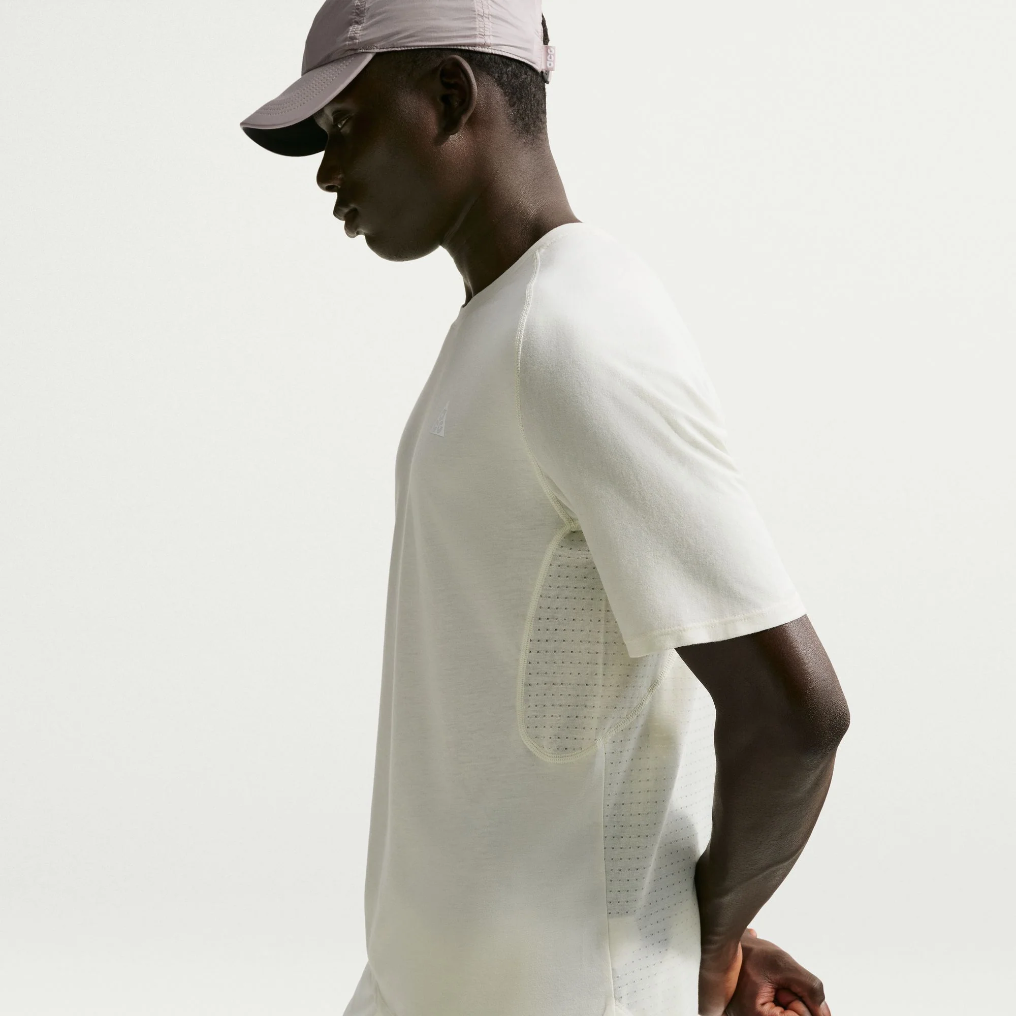 Men's ACG "Solar Chase" Dri-FIT ADV Trail Running Top (020 - Sea Glass/Sea Glass/Summit White) - Image 5