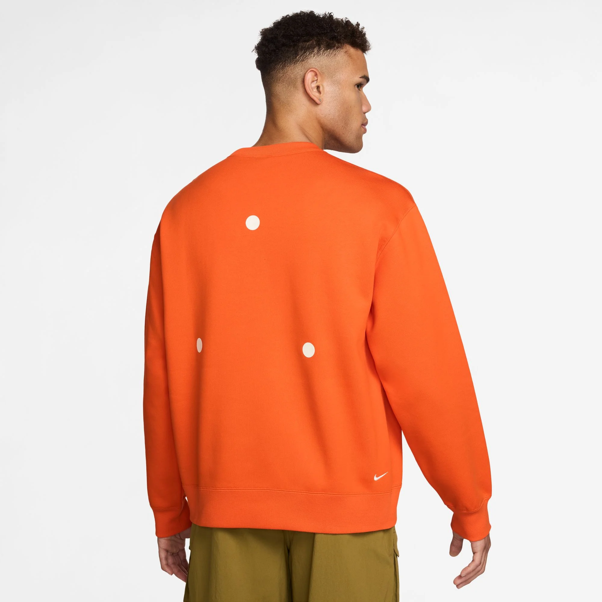 Men's ACG "Tuff Fleece" Therma-FIT Pullover Crew-Neck Sweatshirt (819 - Safety Orange) - Image 2