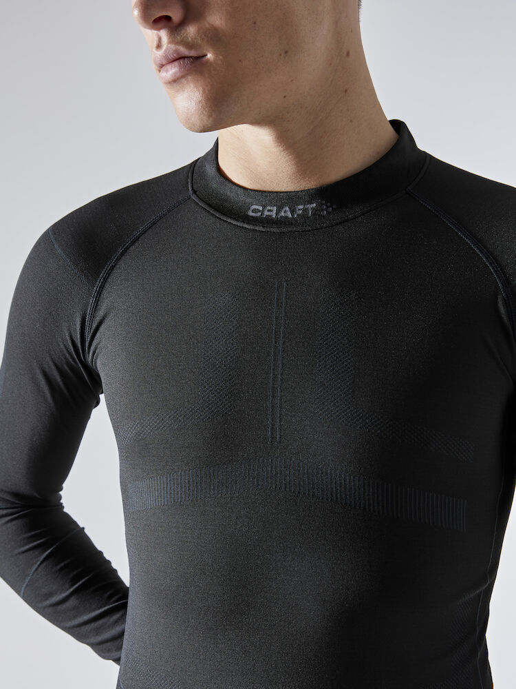 Men's Active Intensity CN LS (999995 - Black/Asphalt) - Image 3
