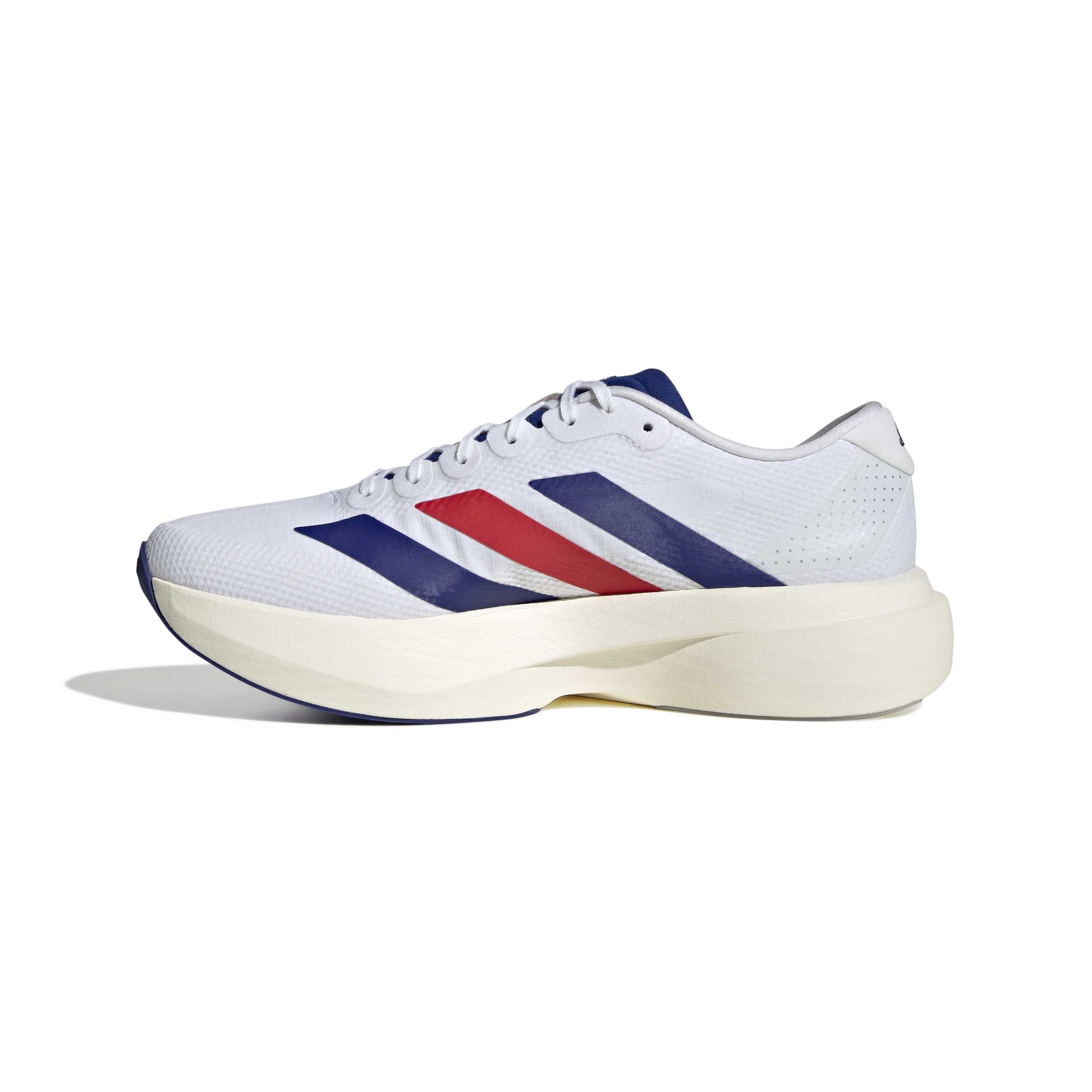 Men's Adizero EVO SL Woven (Cloud White / Mystery Ink / Pure Ruby) - Image 2