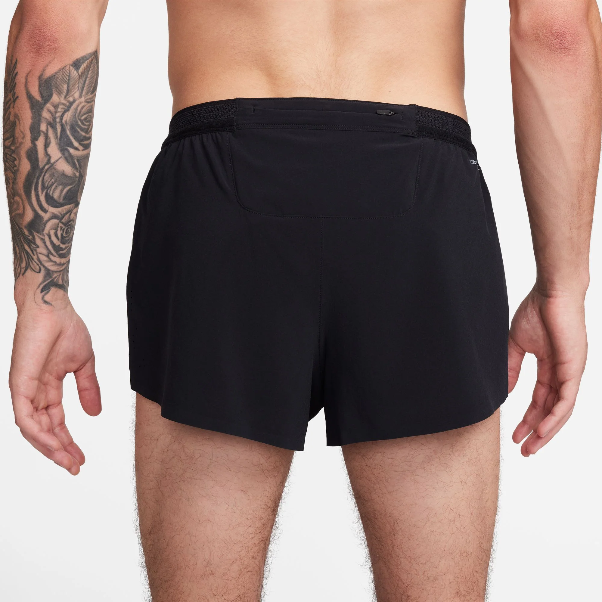 Men's Aeroswift Dri-FIT ADV 2" Brief-Lined Running Shorts (010 - Black/Summit White) - Image 3