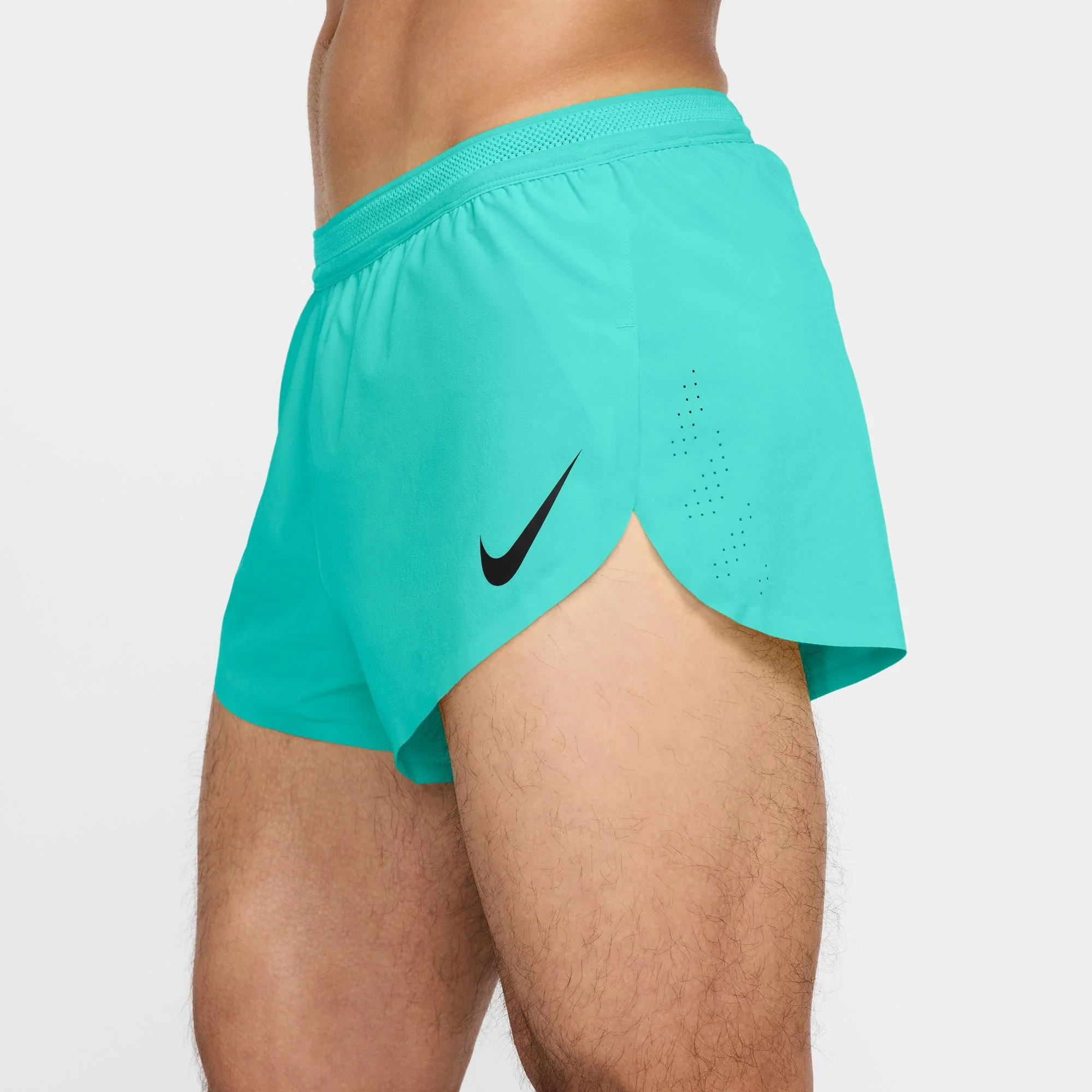 Men's Aeroswift Dri-FIT ADV 2" Brief-Lined Running Shorts (354 - Hyper Turquoise/Black) - Image 3