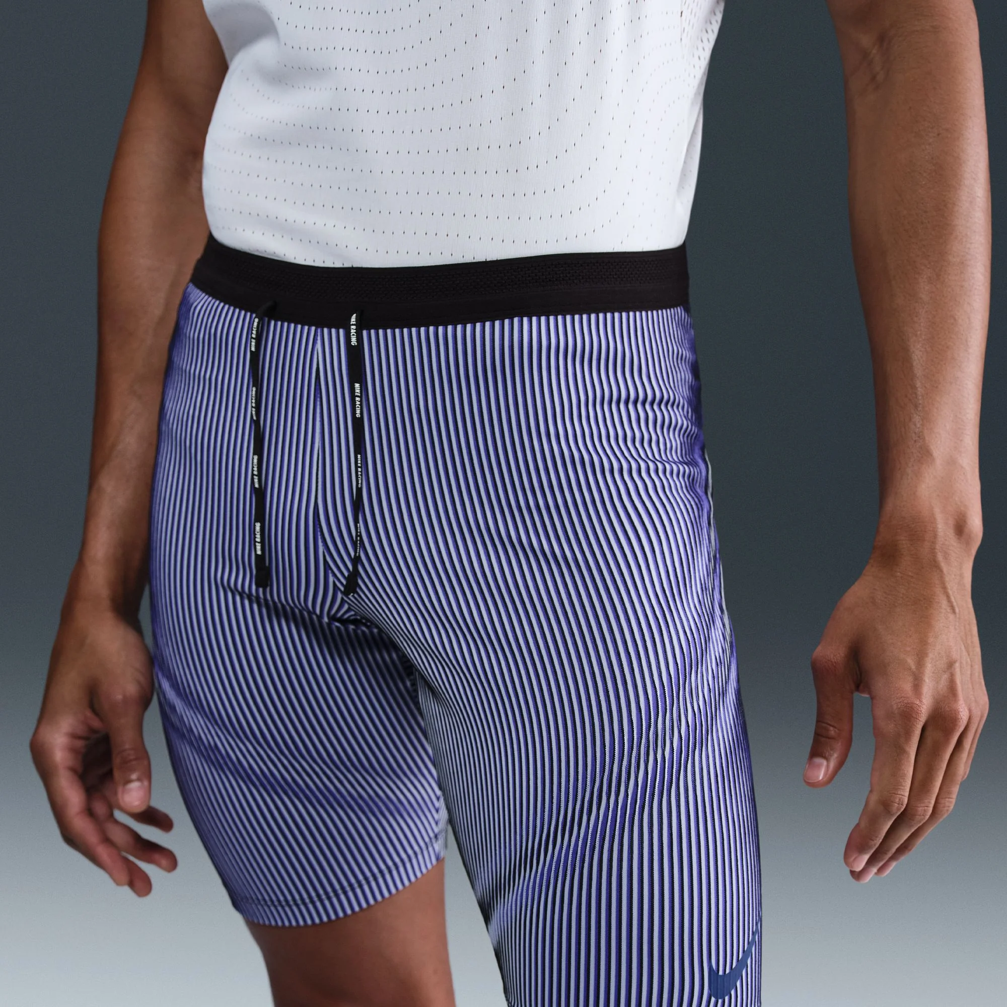 Men's Aeroswift DRI-FIT ADV Running 1/2 Length Tights (510 - Persian Violet/Ghost/Black/Blue Void) - Image 7