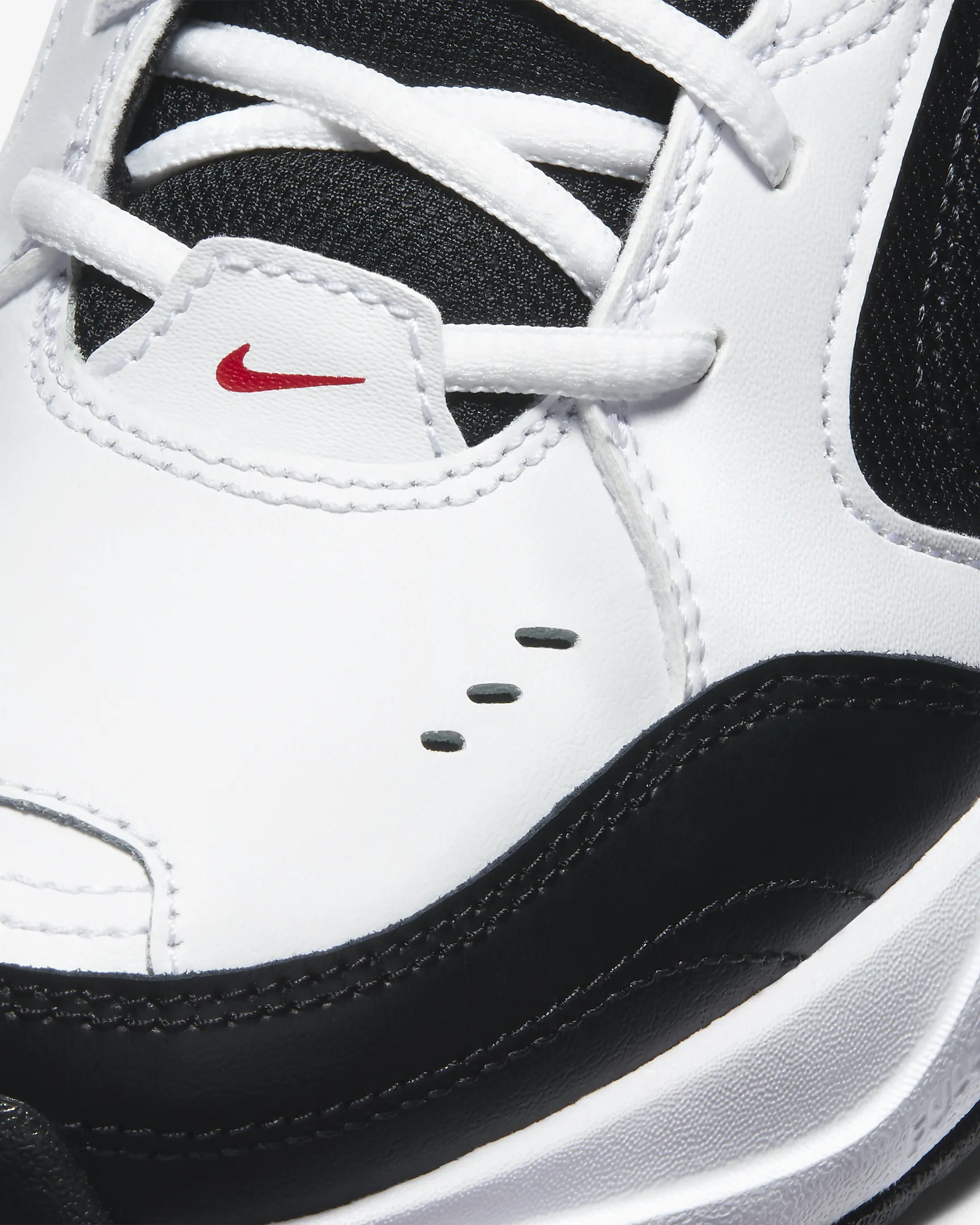 Men's Air Monarch IV (101 - White/Black) - Image 3