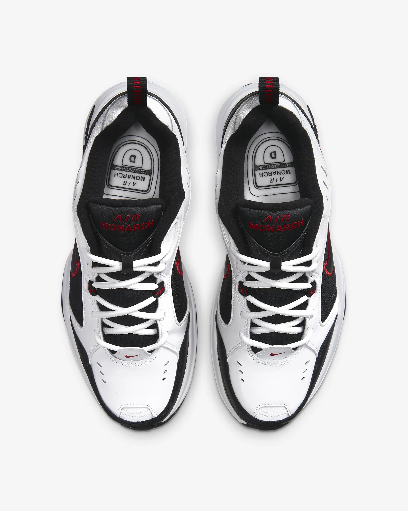 Men's Air Monarch IV (101 - White/Black) - Image 6