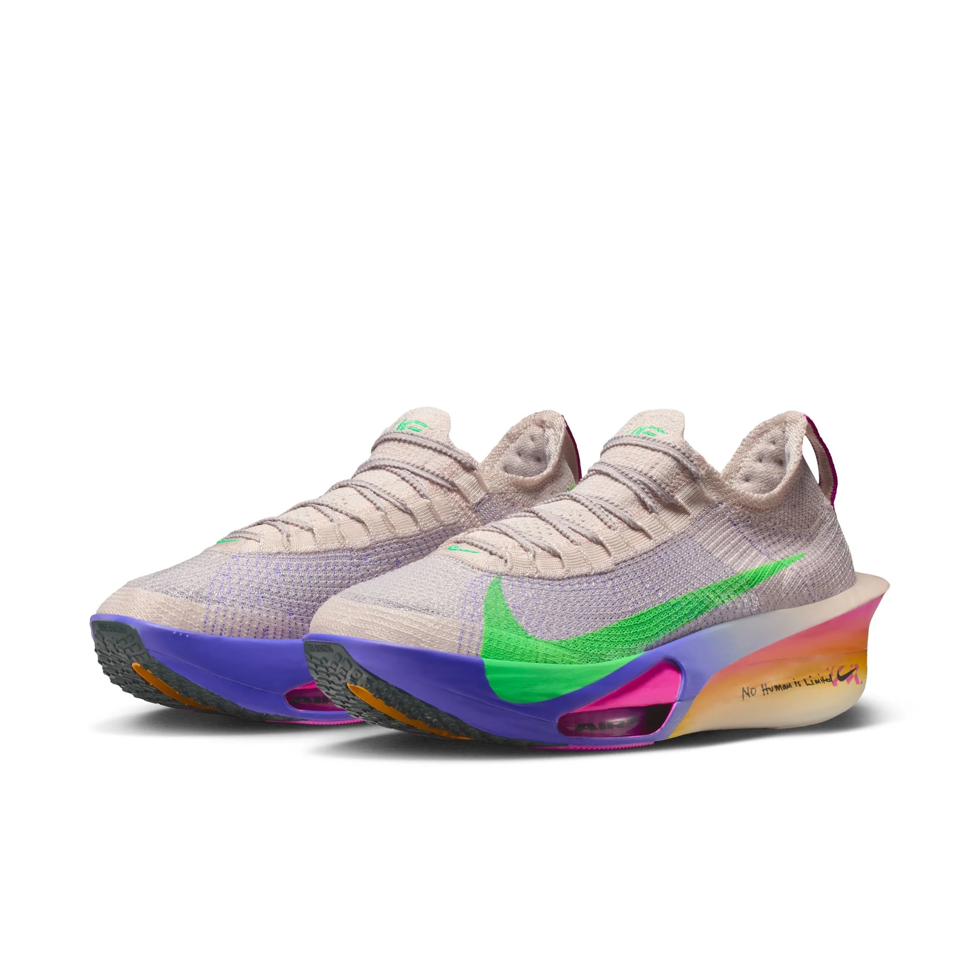 Men's Alphafly 3 "Eliud Kipchoge" (600 - Silt Red/Green Shock-Bright Ceramic) - Image 3