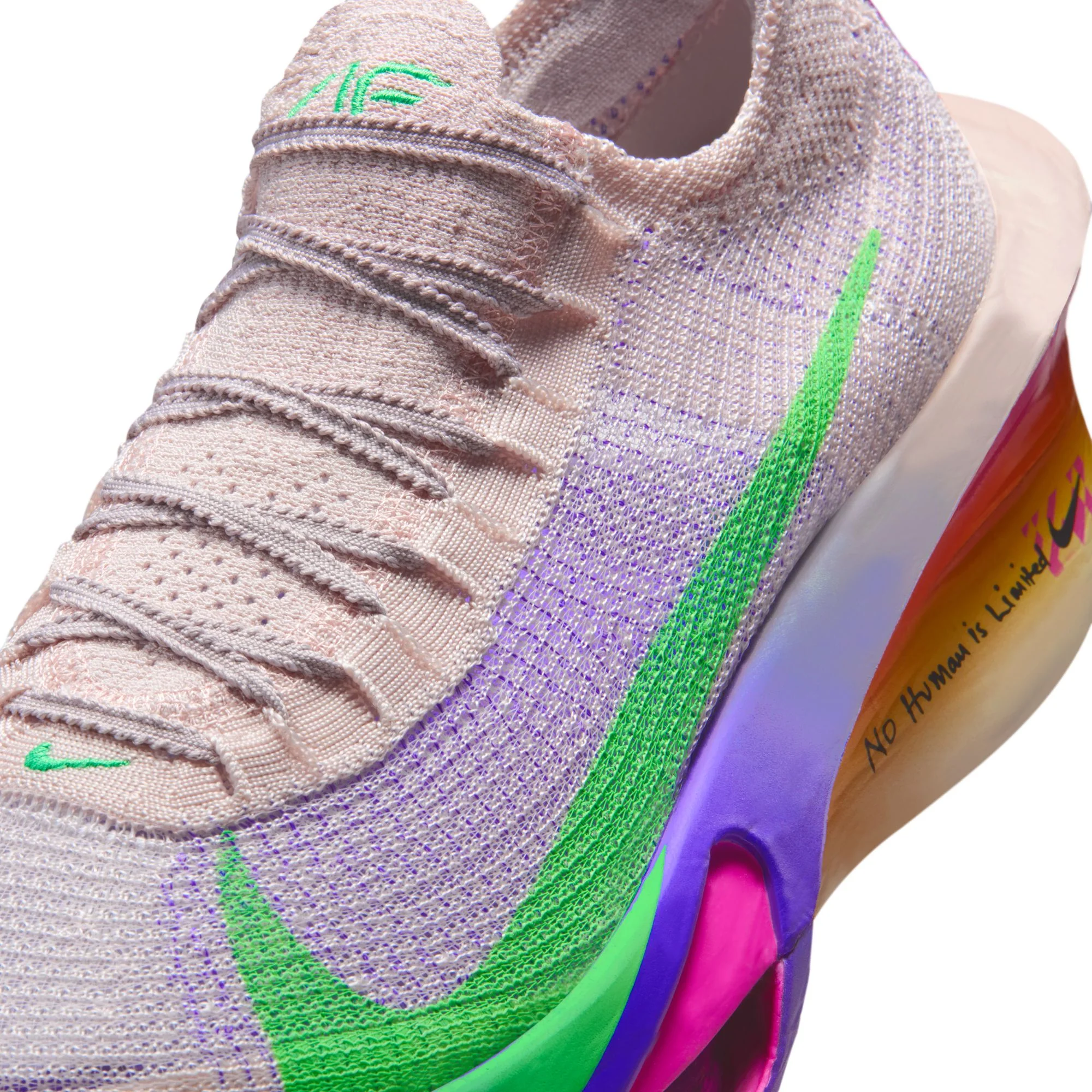 Men's Alphafly 3 "Eliud Kipchoge" (600 - Silt Red/Green Shock-Bright Ceramic) - Image 4