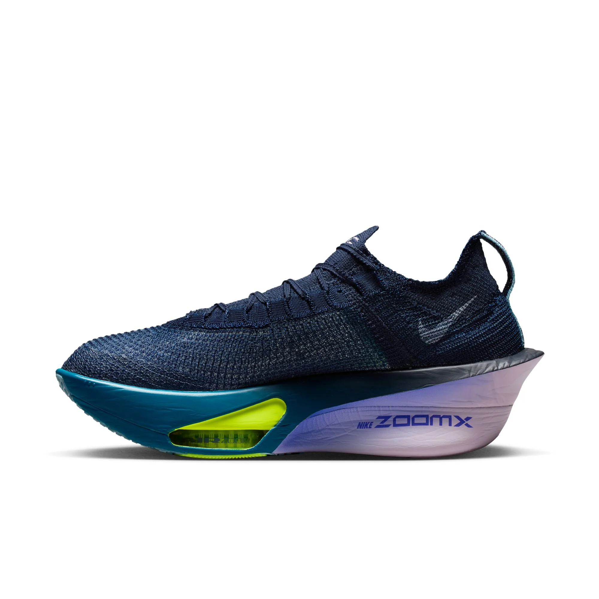 Men's Alphafly 3 (401 - Obsidian/White-Doll-Persian Violet) - Image 2