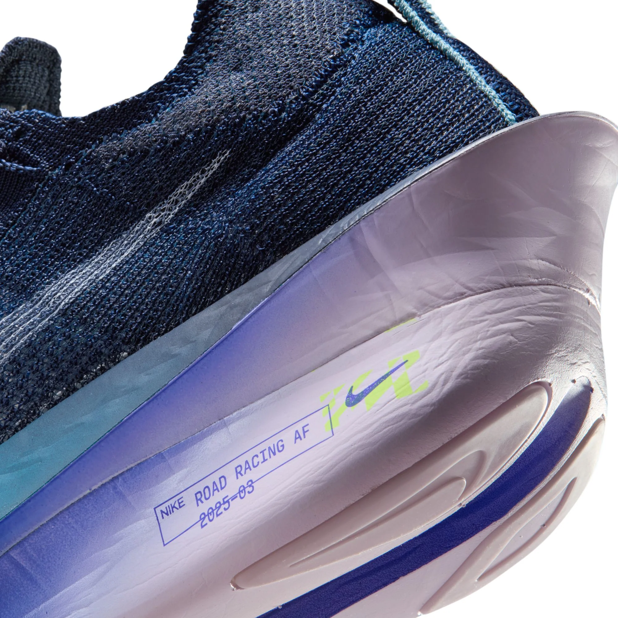 Men's Alphafly 3 (401 - Obsidian/White-Doll-Persian Violet) - Image 4
