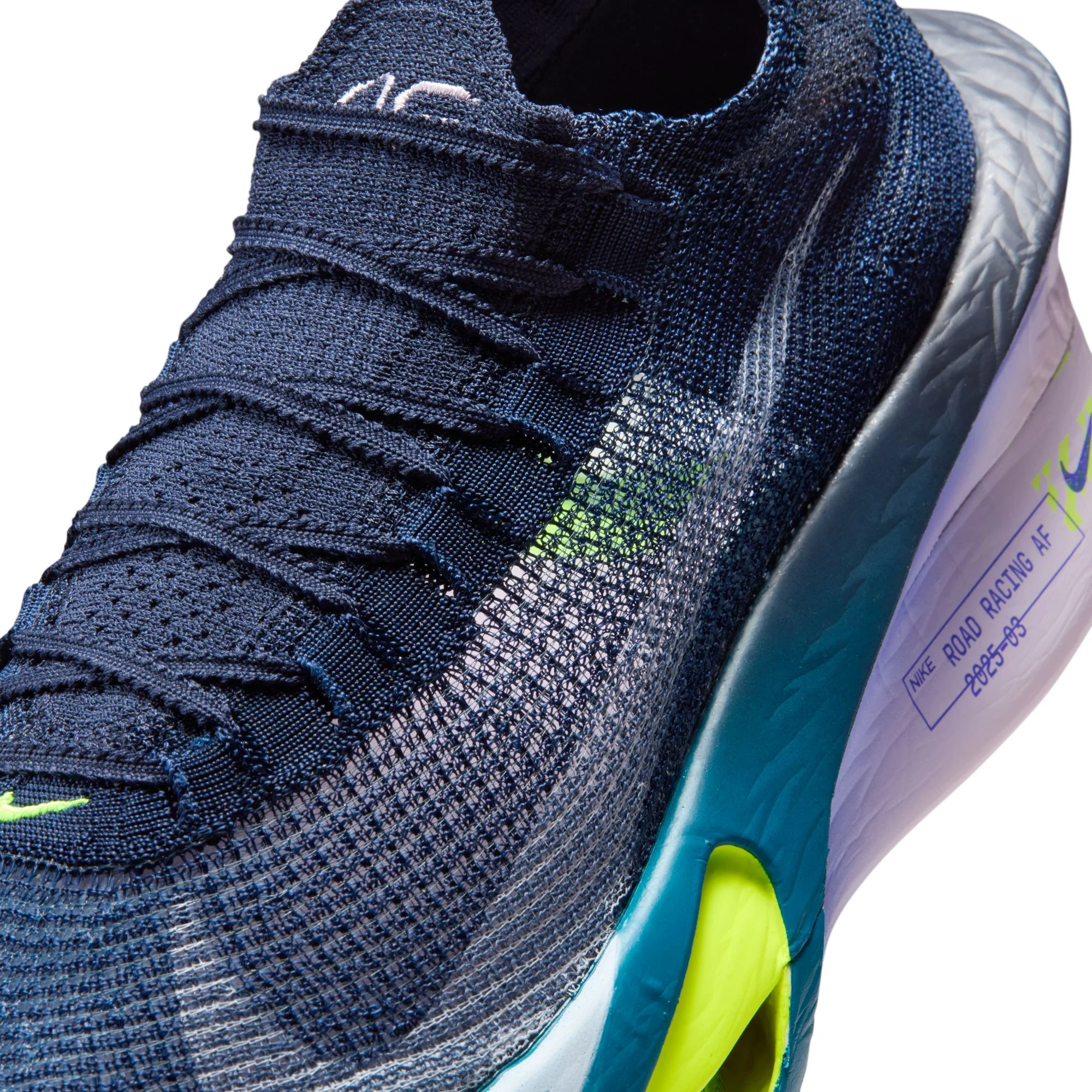Men's Alphafly 3 (401 - Obsidian/White-Doll-Persian Violet) - Image 5