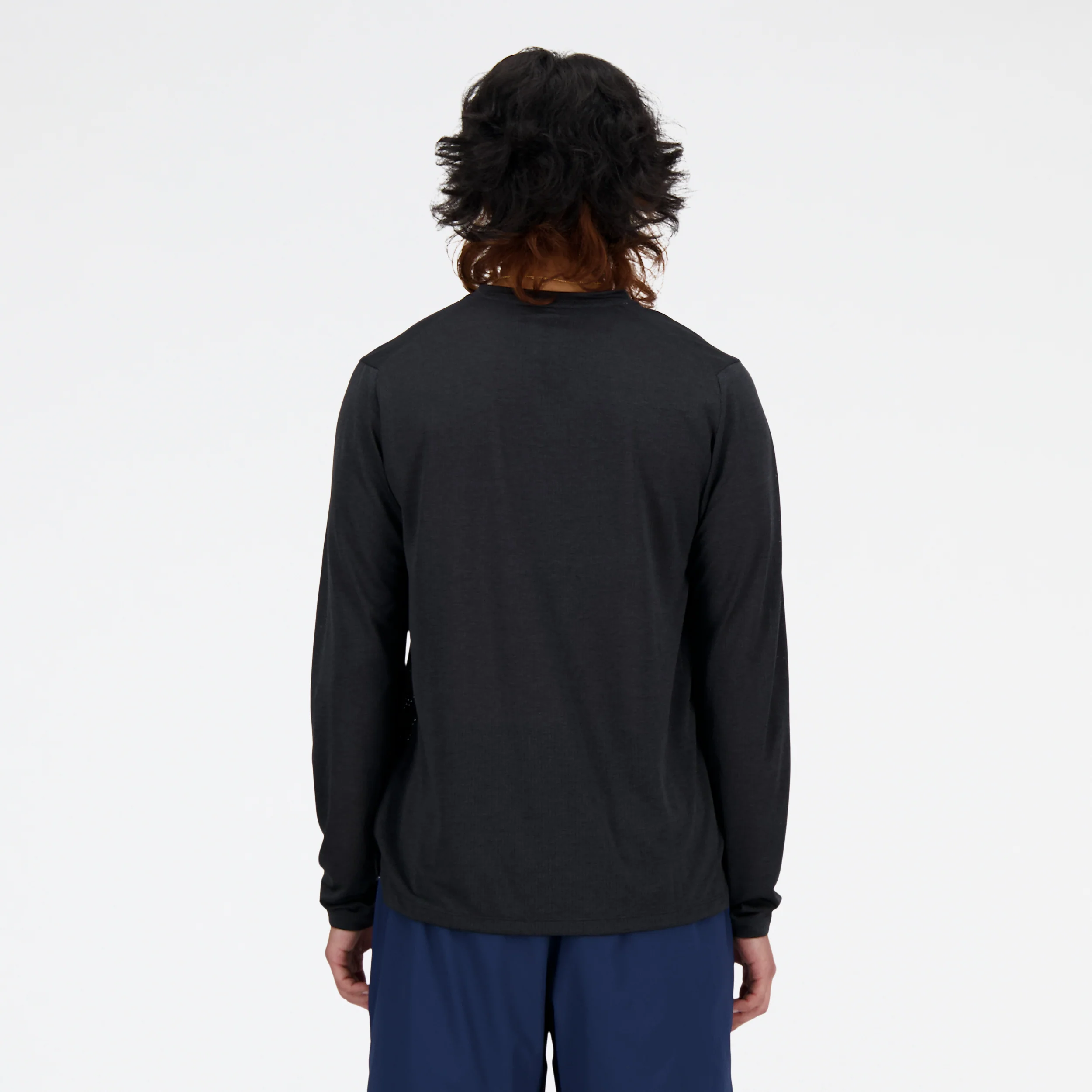Men's Athletics Long Sleeve (BK - Black) - Image 2