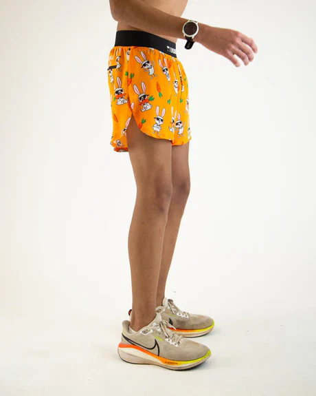 Men's Bad Bunny 4" Half Split Shorts - Image 2