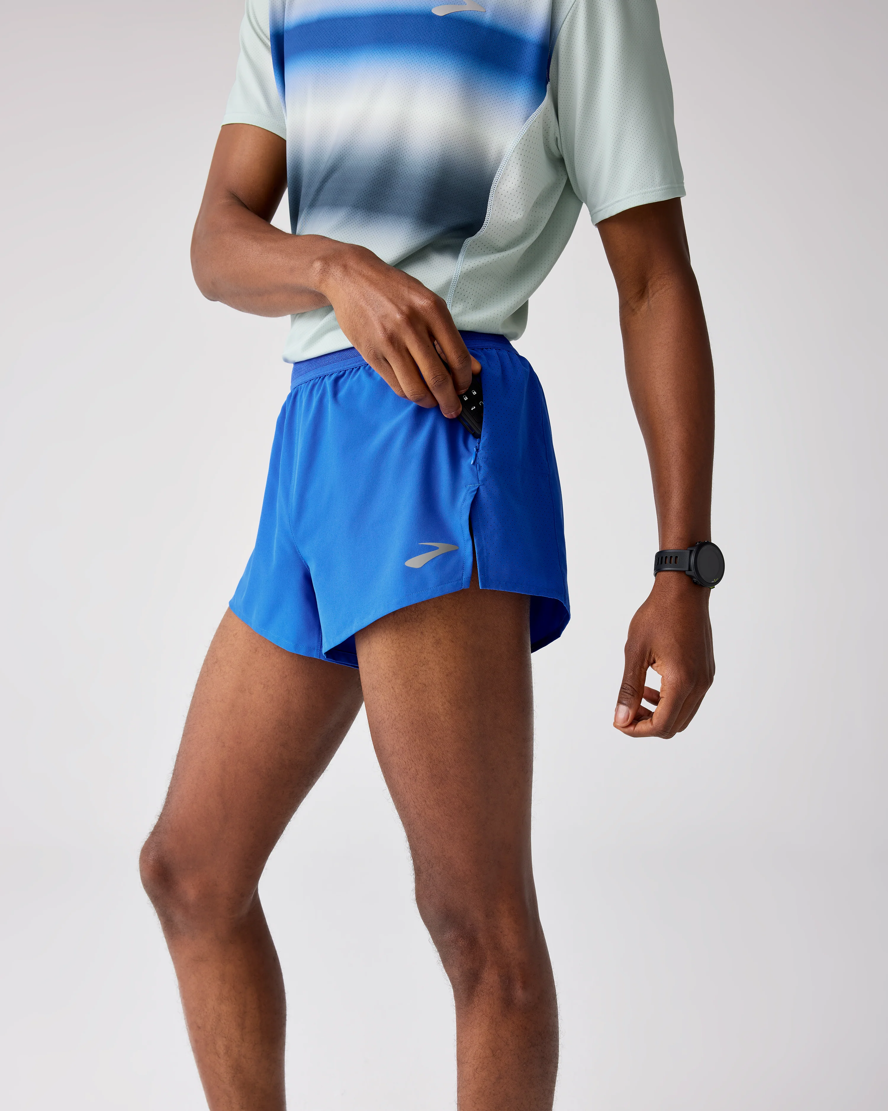 Men's Breakaway 3" Shorts (448 - Neo Blue) - Image 3