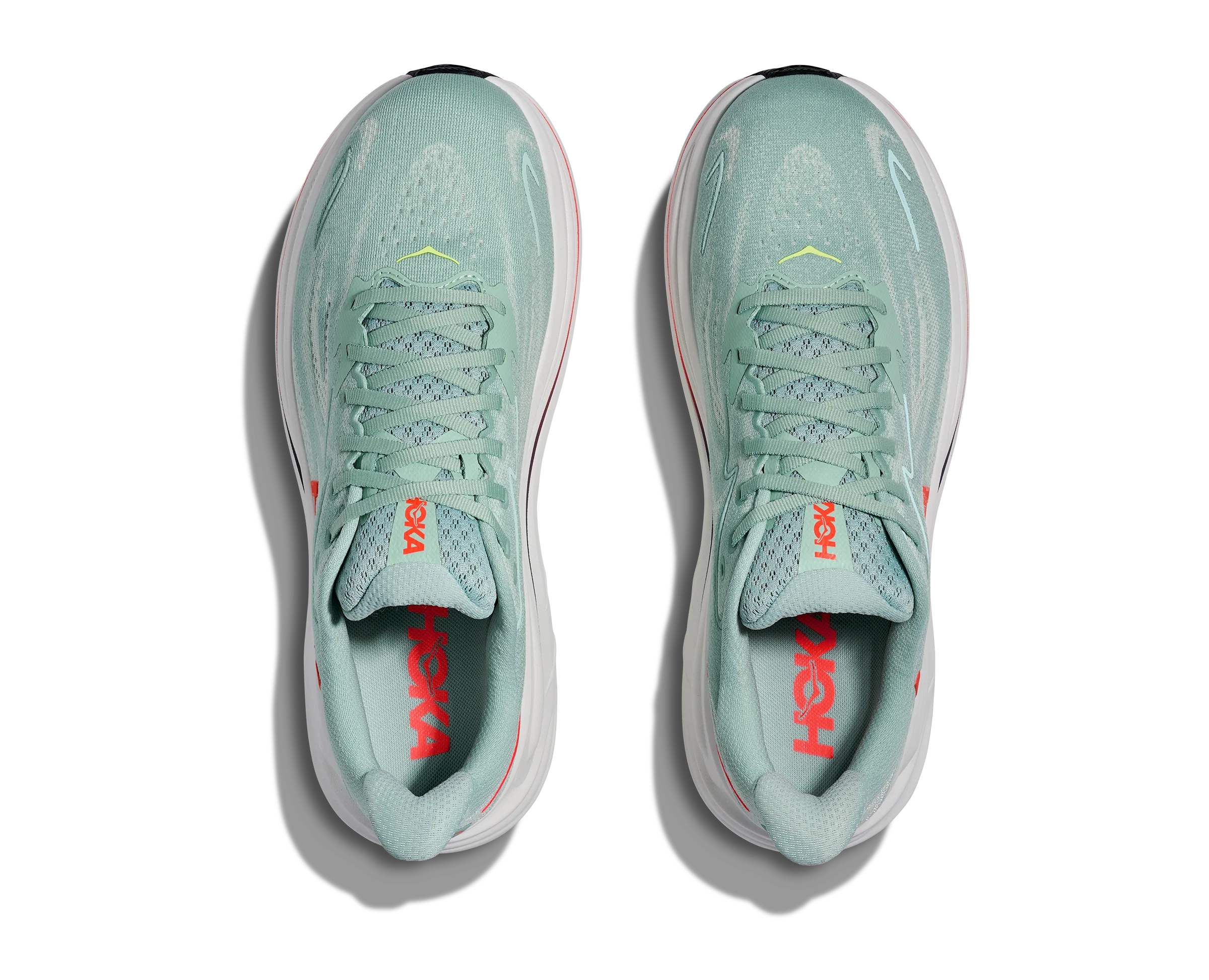 Men's Clifton 10 (SGNN - Sage/Neon Flame) - Image 7