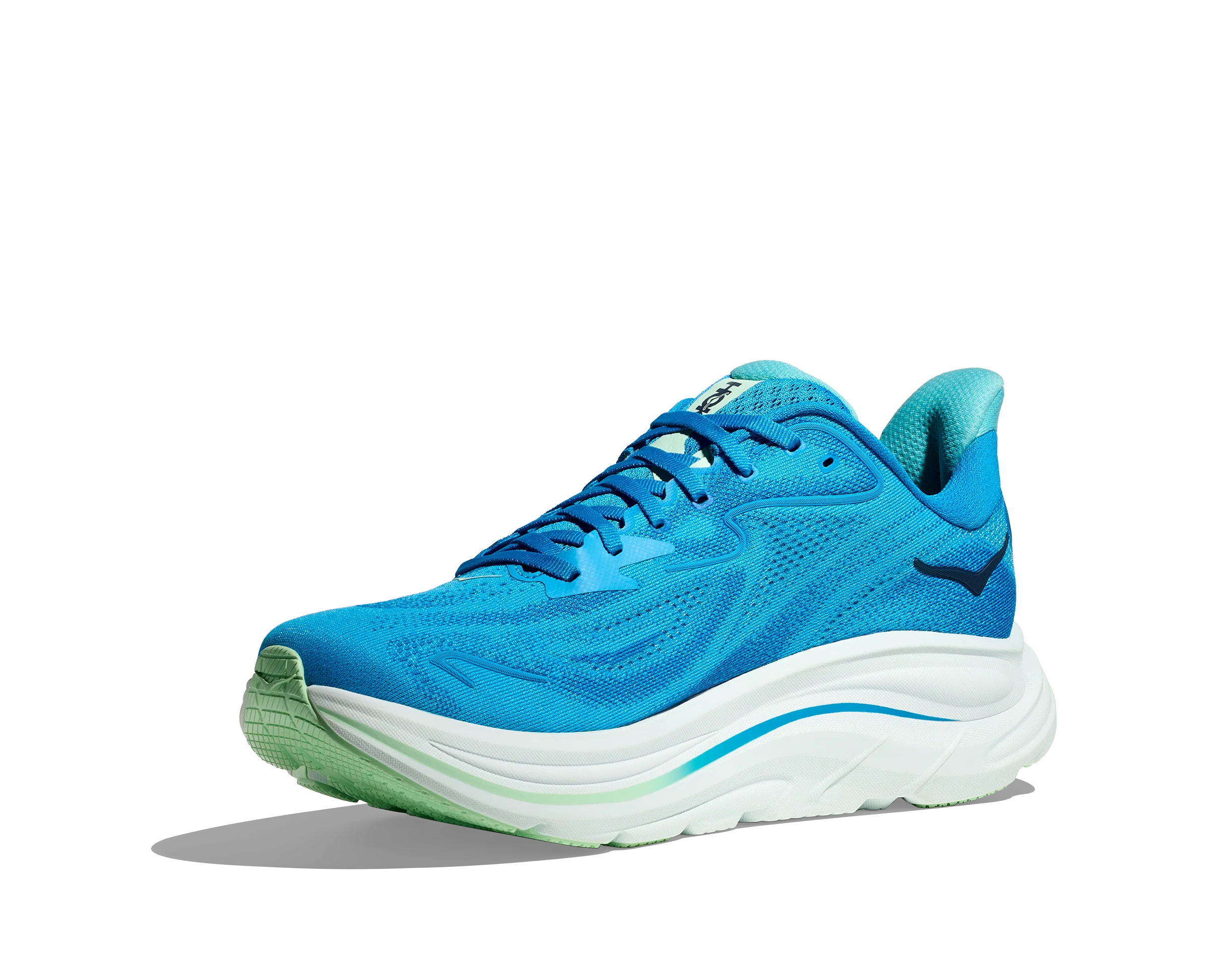 Men's Clifton 10 WIDE (HSK - Hoka Blue/Skyward Blue) - Image 4