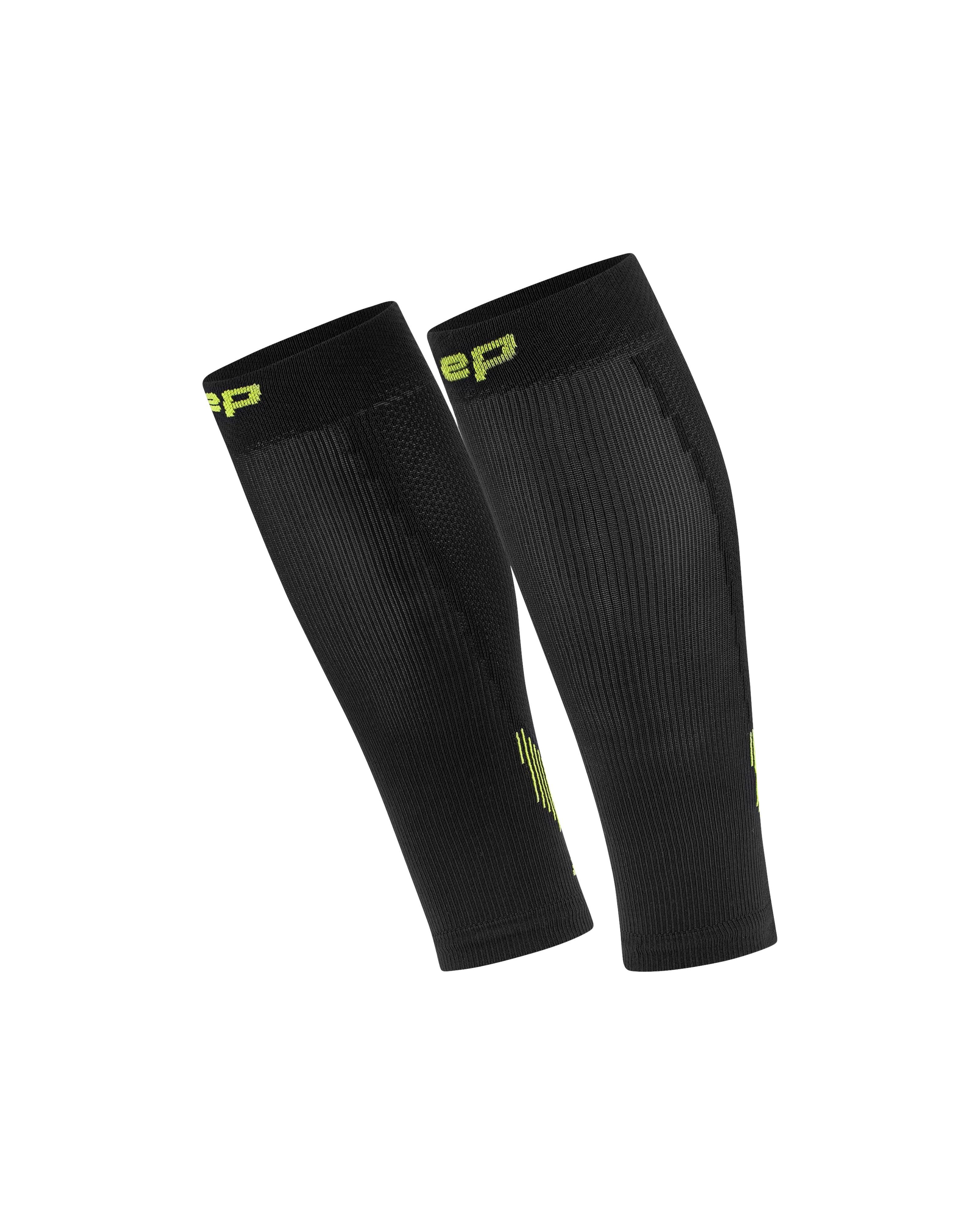 Men's Core Run Calf Sleeves 5.0 (Black/Lime)
