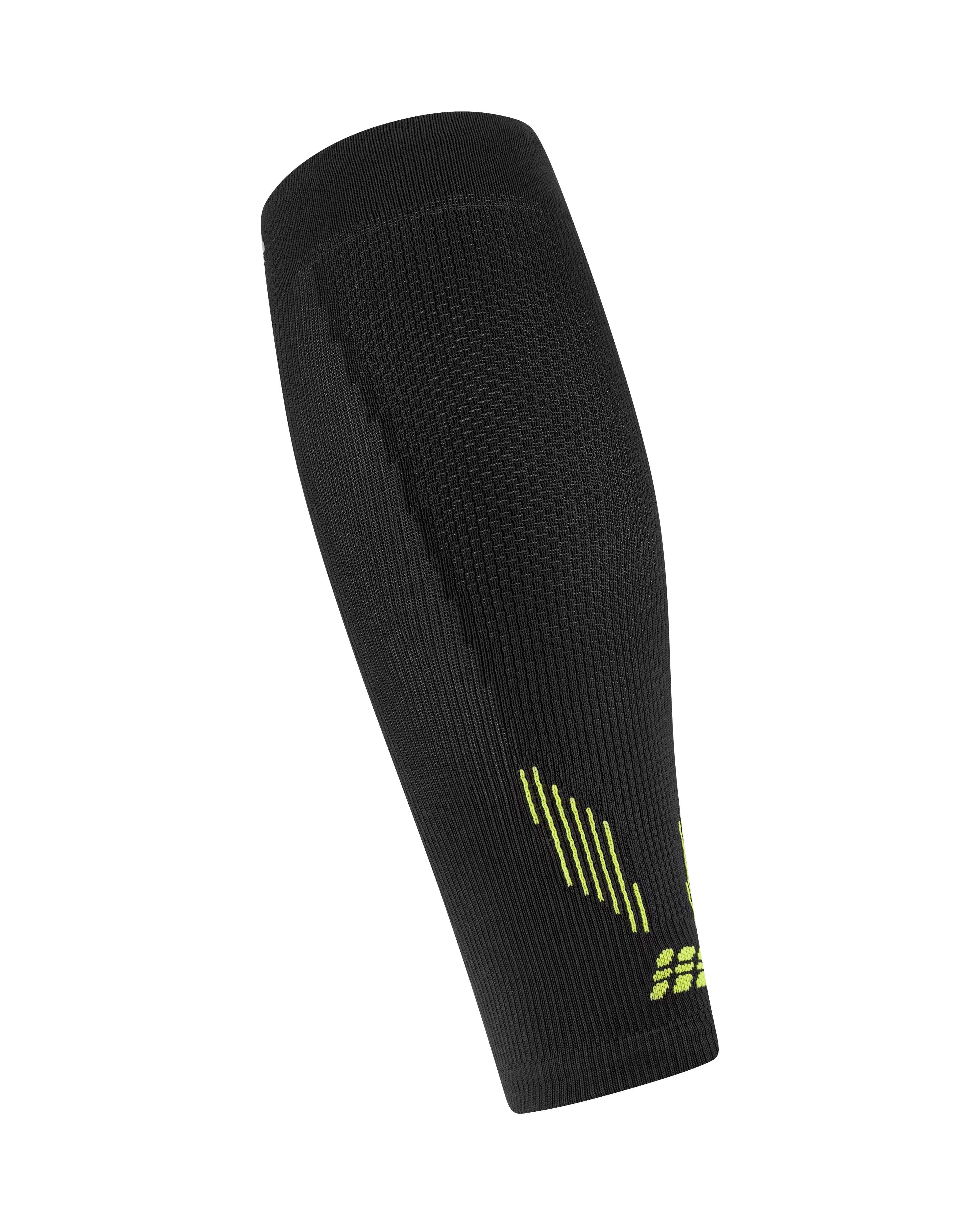 Men's Core Run Calf Sleeves 5.0 (Black/Lime) - Image 2